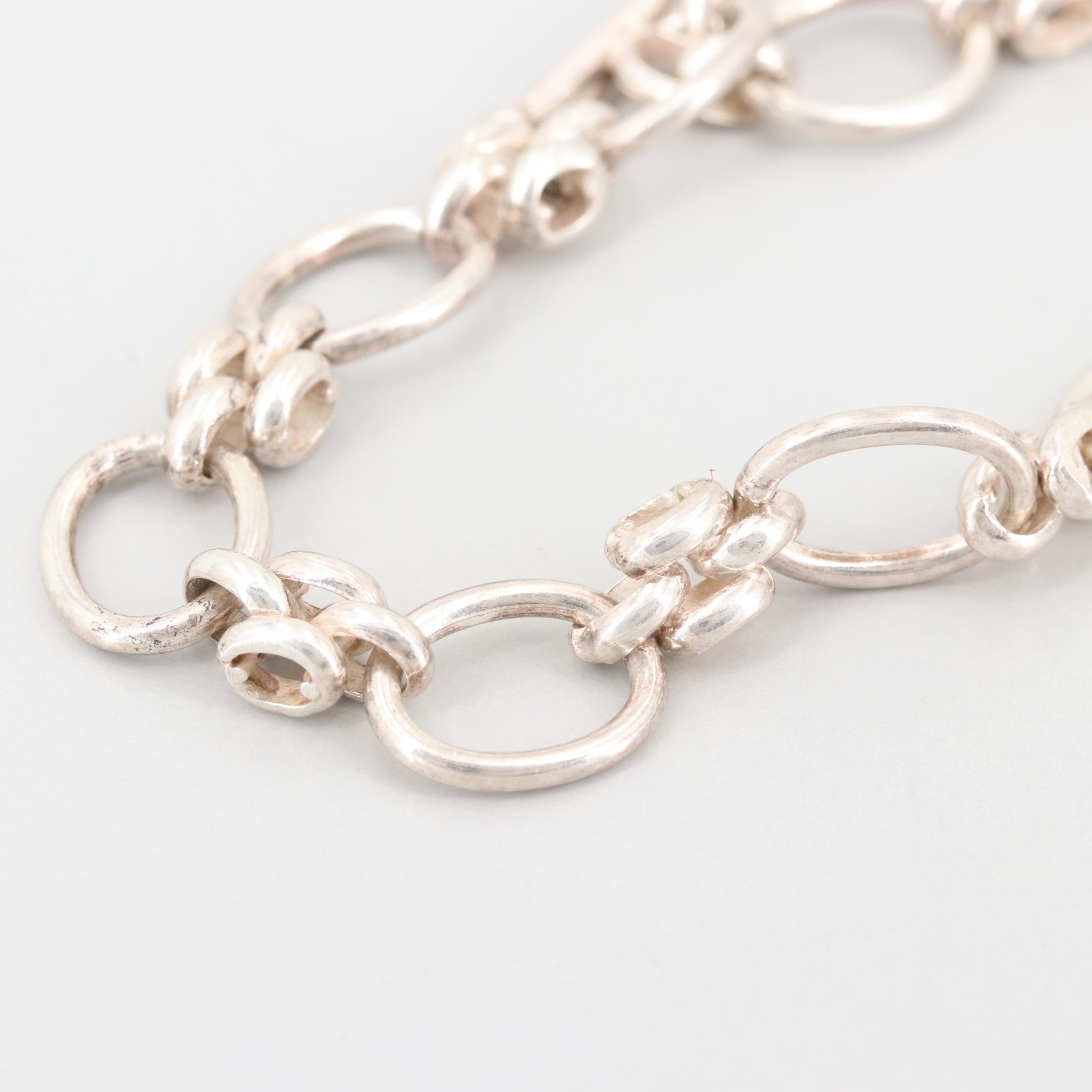 Sterling Silver Link Bracelet
