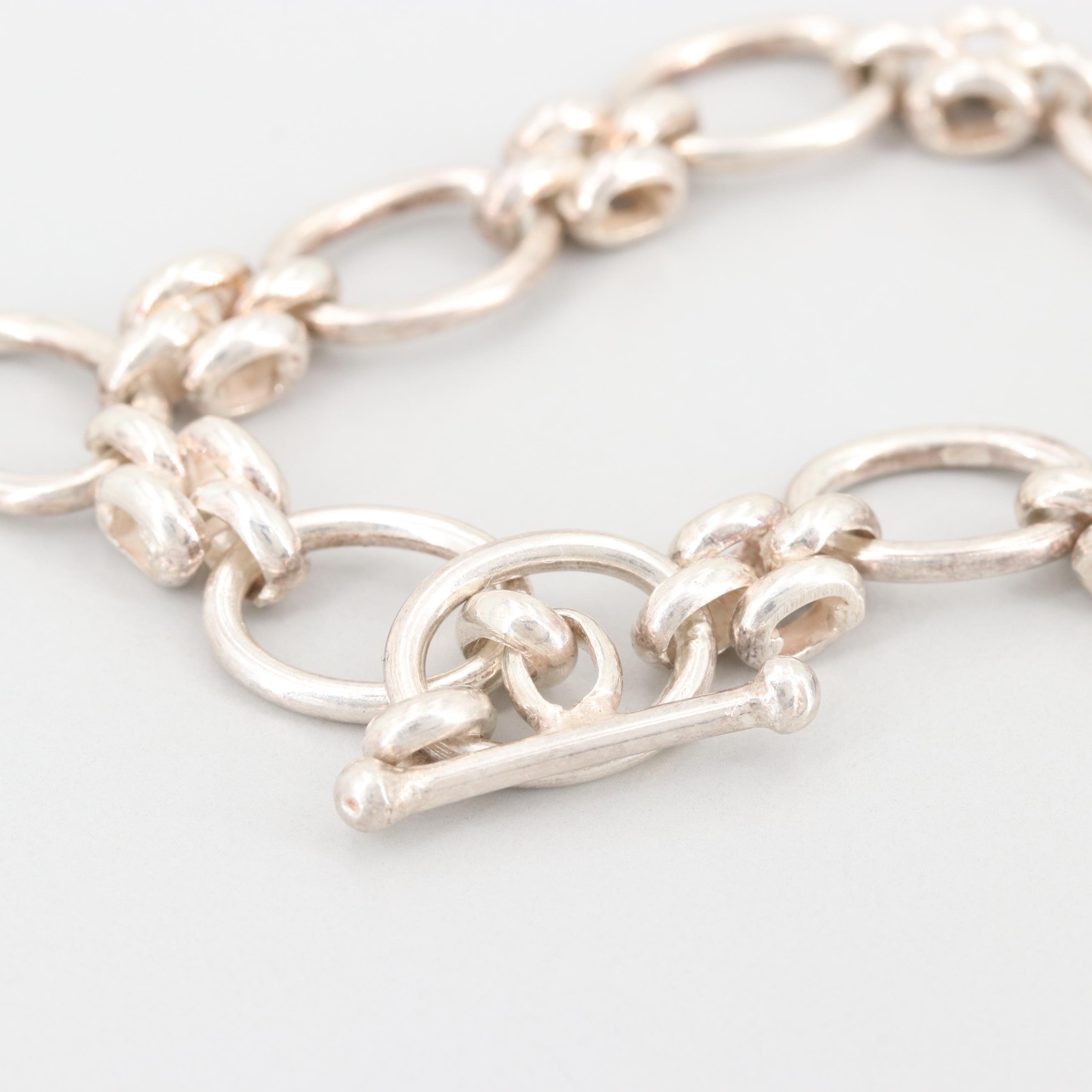 Sterling Silver Link Bracelet