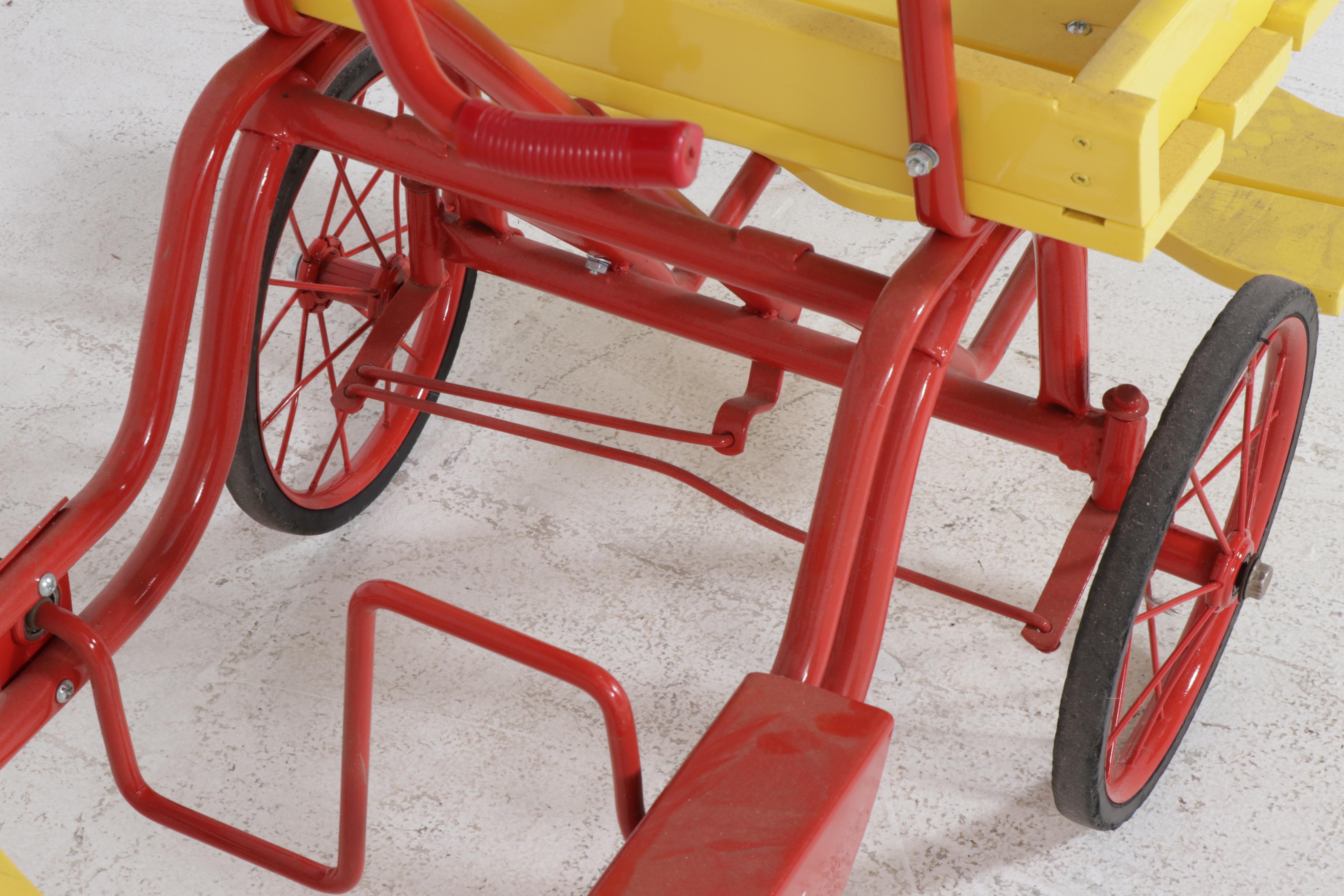 Vintage Children's Gym-Dandy Surrey Pedal Car