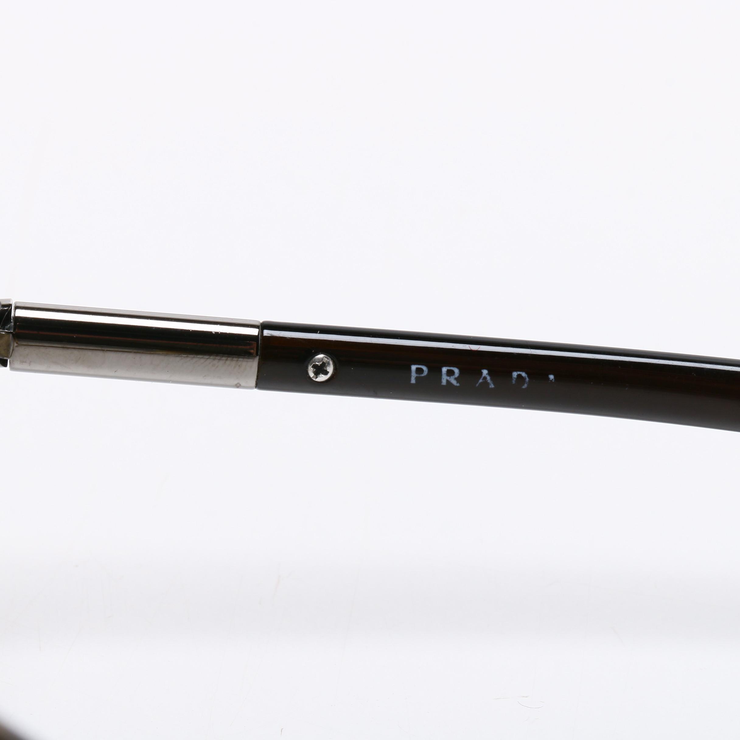 Prada and Diane von Furstenburg Butterfly Style Sunglasses with Prada Case