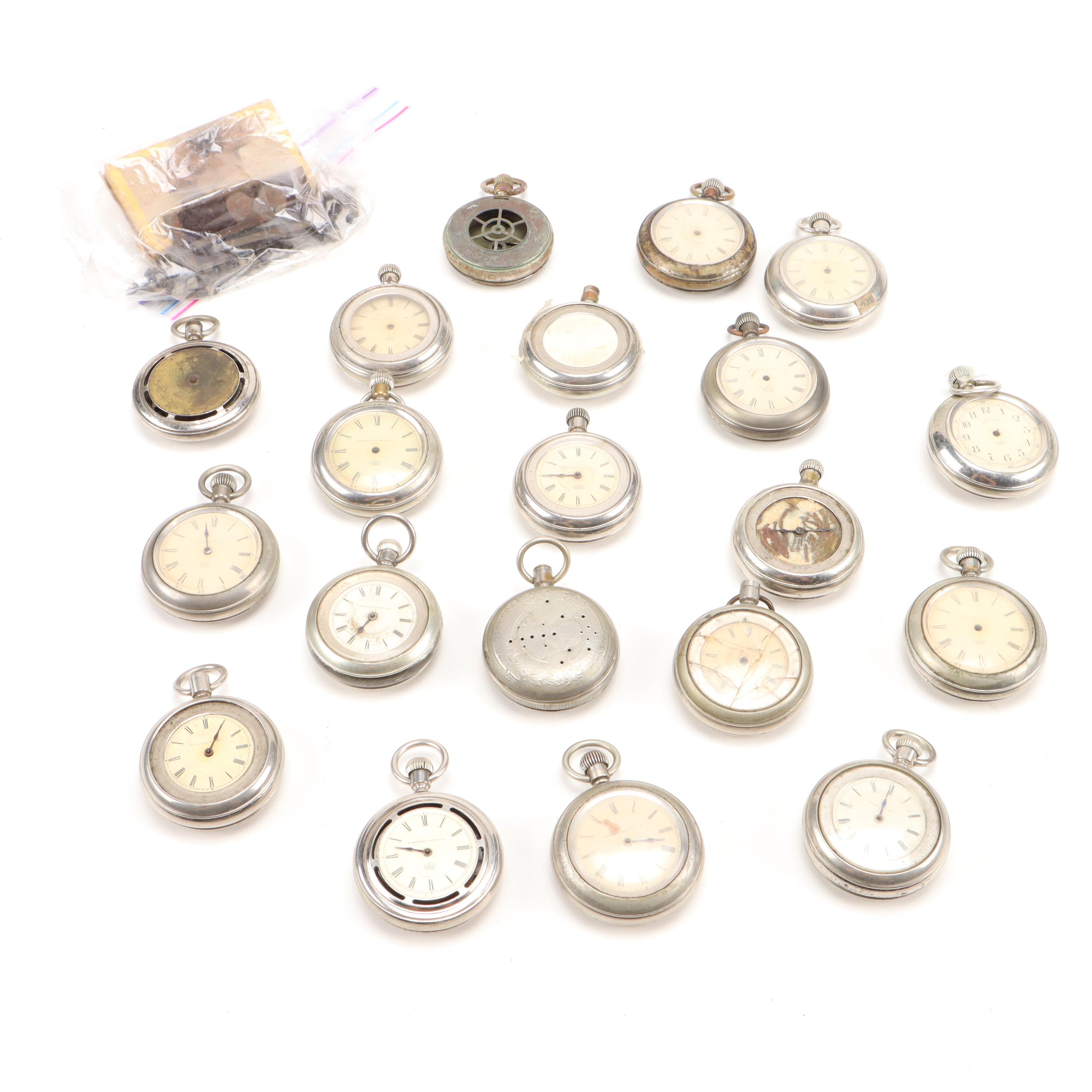 Waterbury Pocket Watch Assortment
