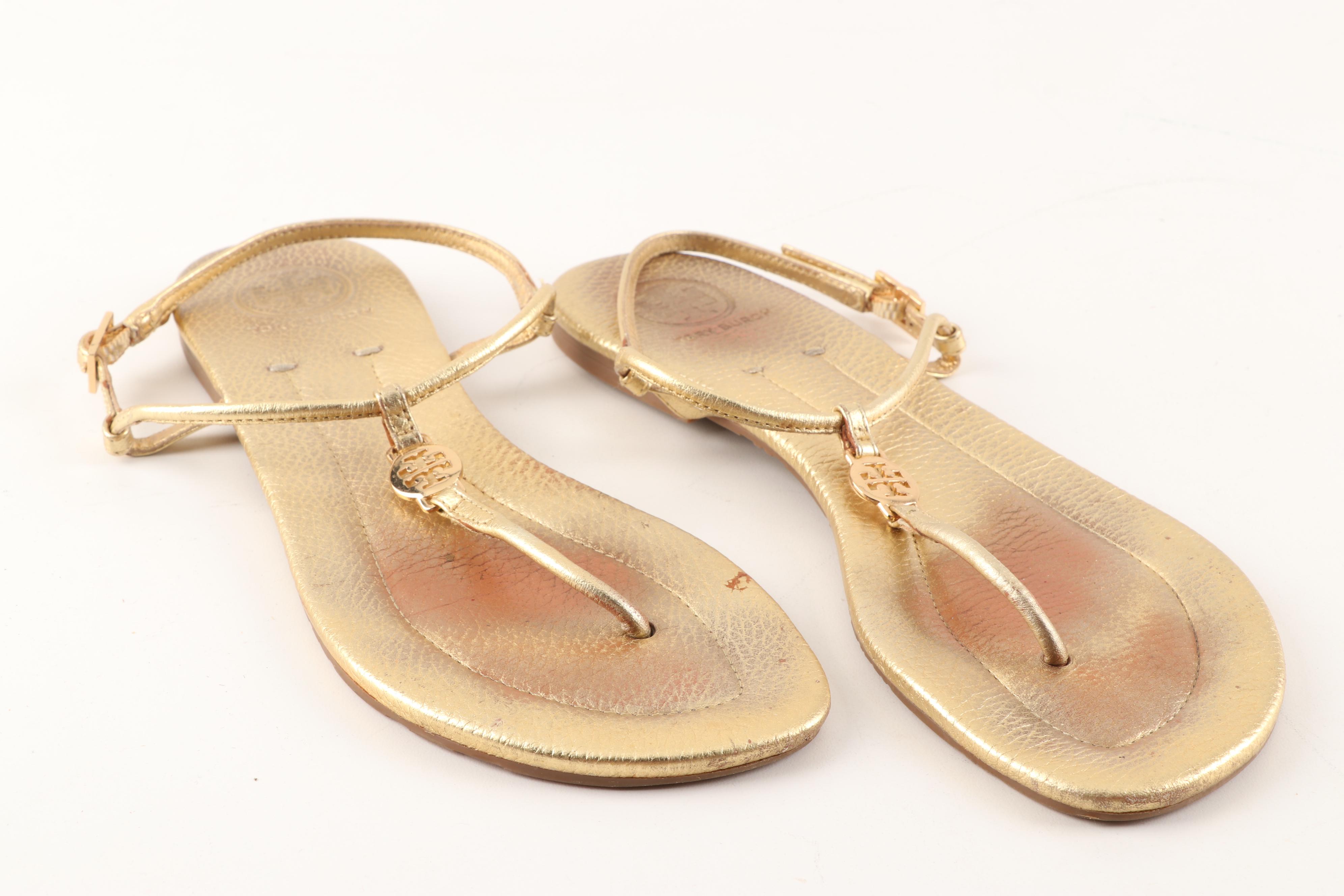 Tory Burch and Coach Thong Sandals