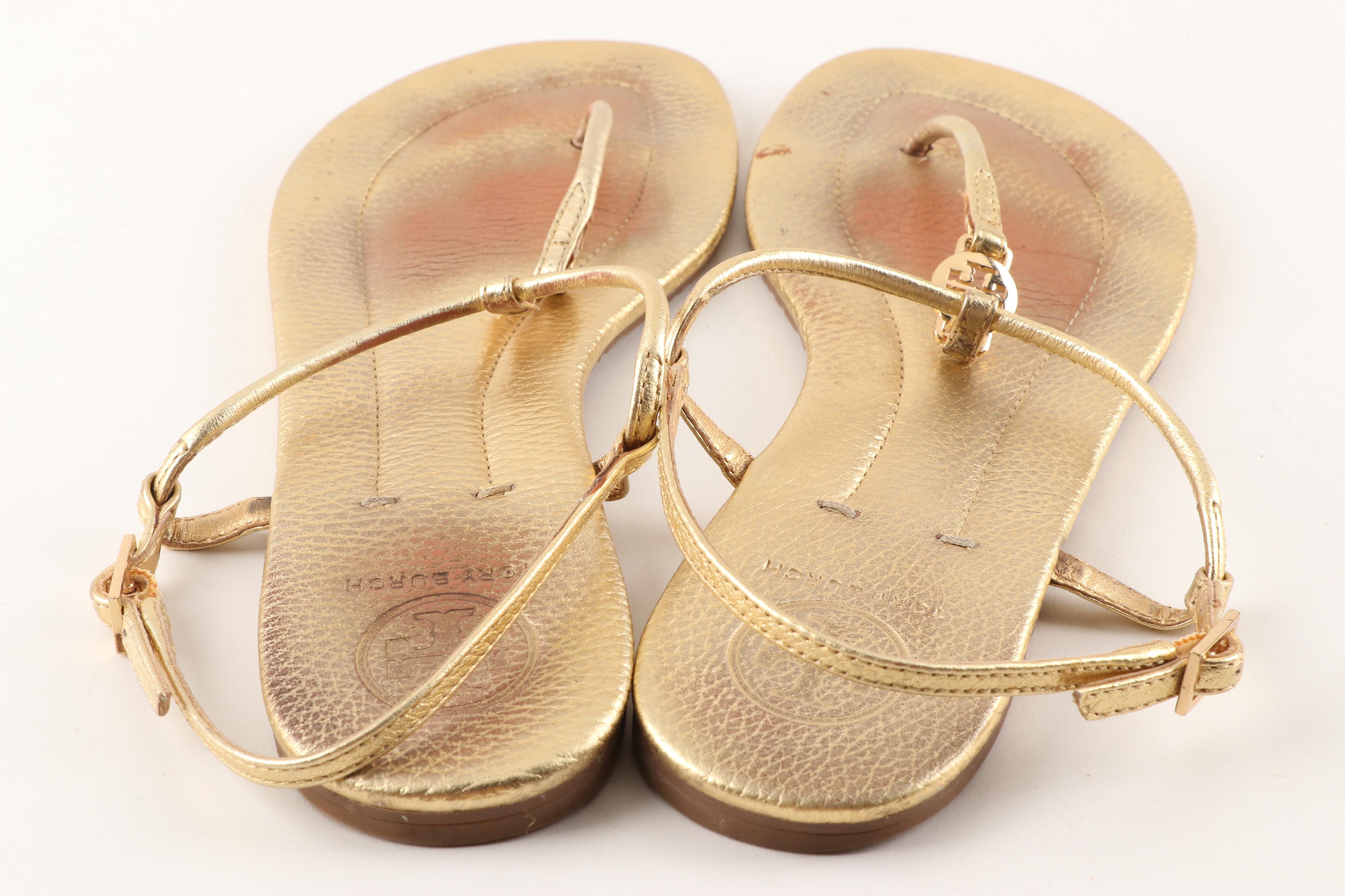 Tory Burch and Coach Thong Sandals