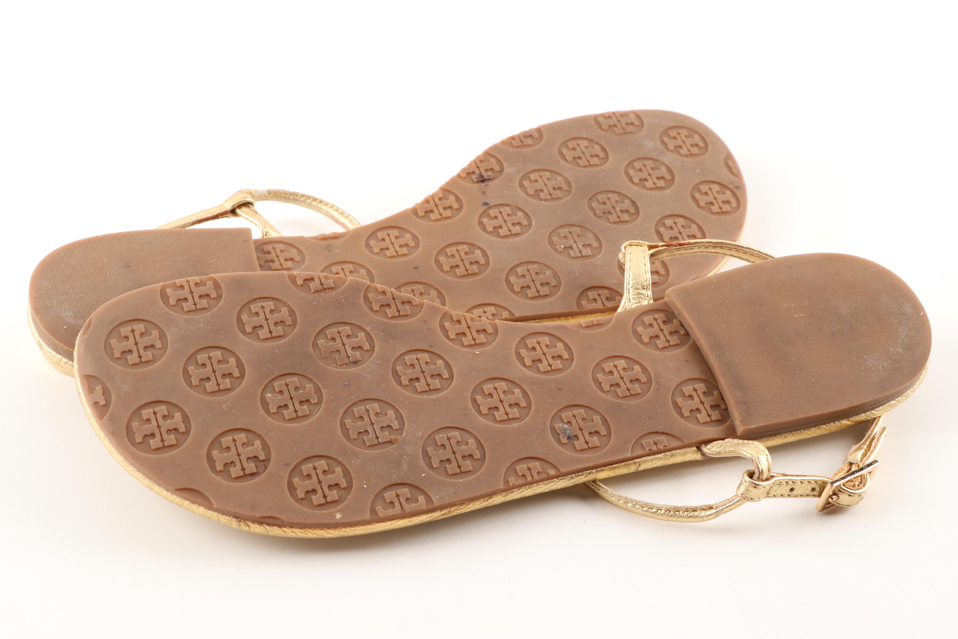 Tory Burch and Coach Thong Sandals