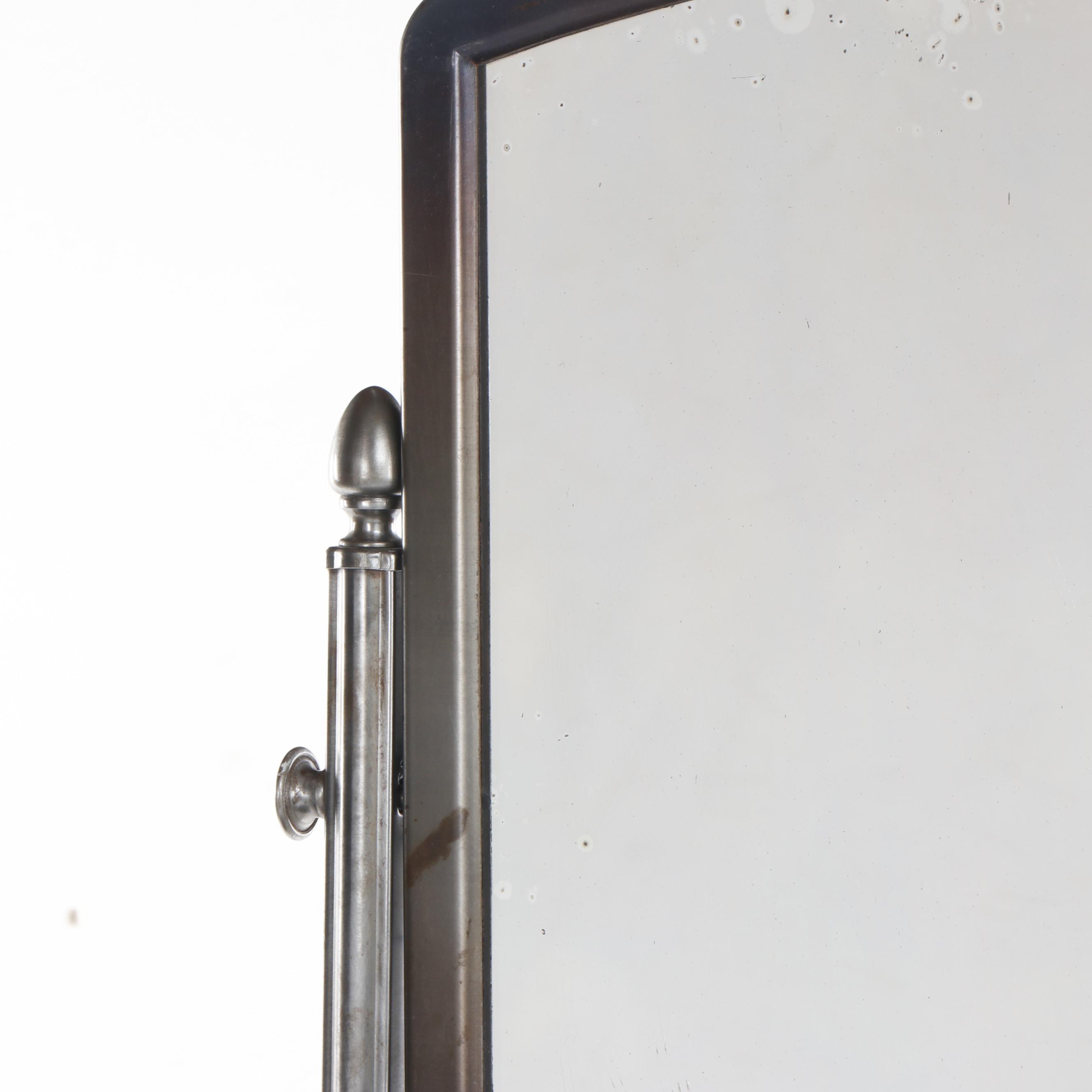 Simmons Furniture Company "Sheraton" Brushed Steel Vanity, Circa 1930