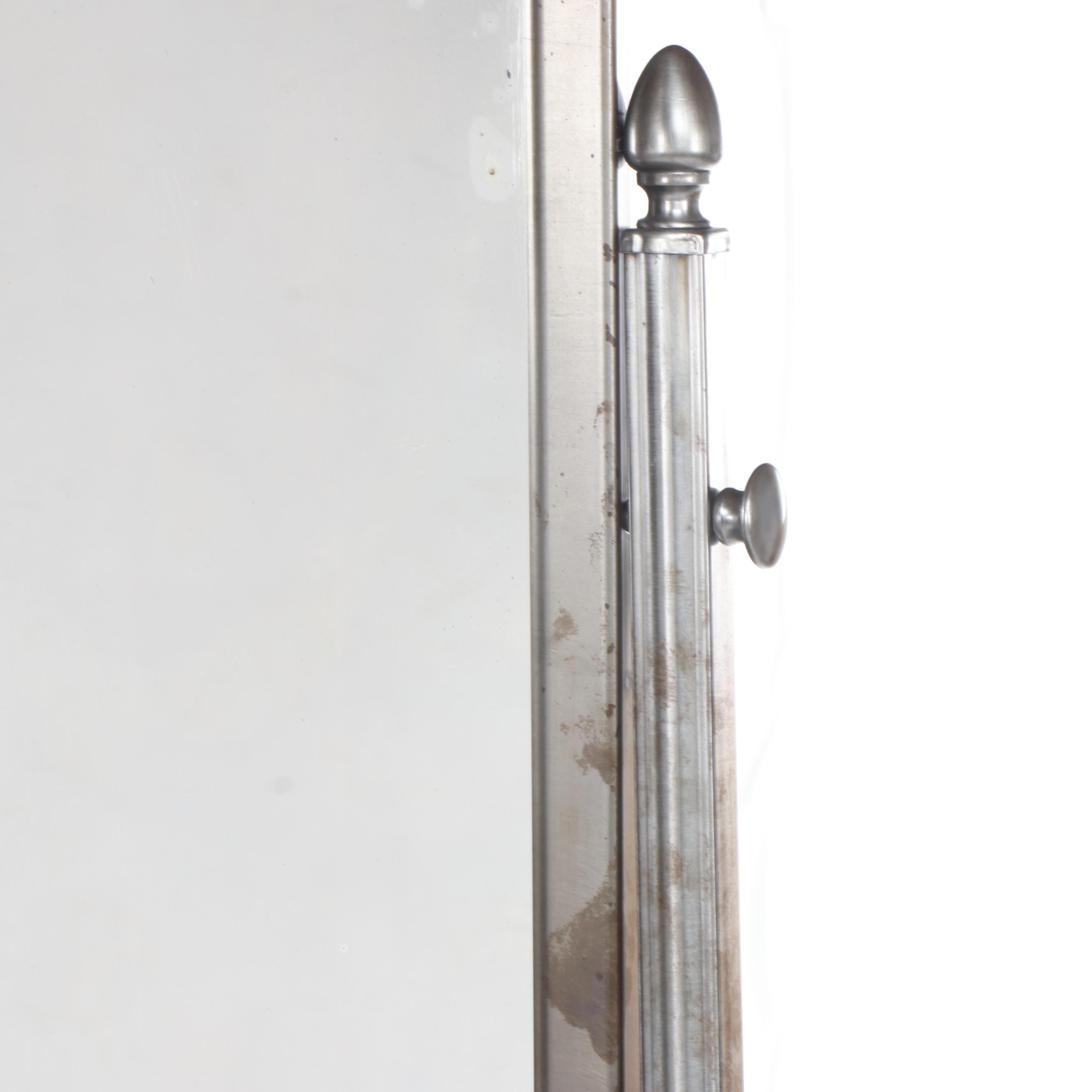 Simmons Furniture Company "Sheraton" Brushed Steel Vanity, Circa 1930