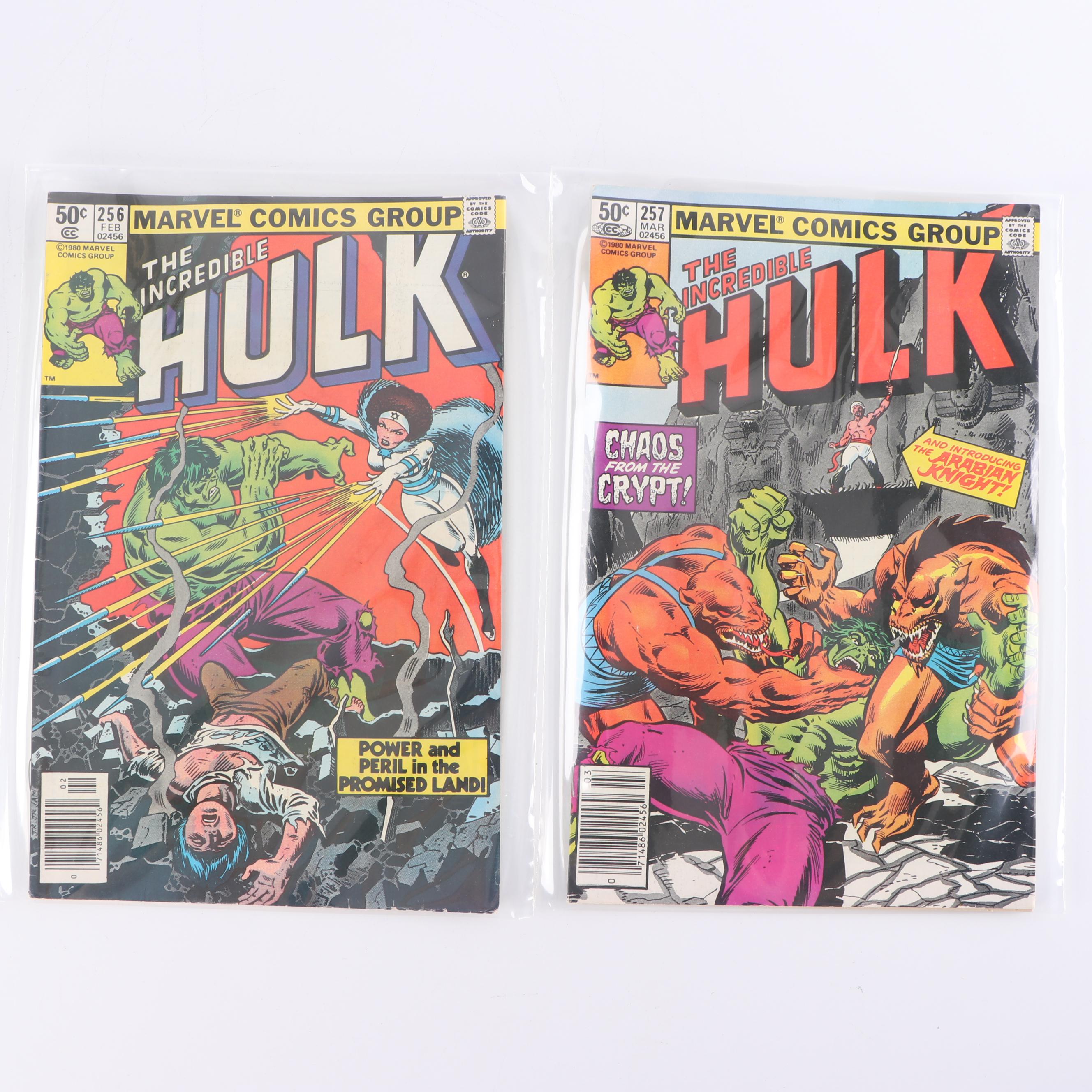 Bronze Age "The Incredible Hulk" Comics including "Hulk vs. Thor"