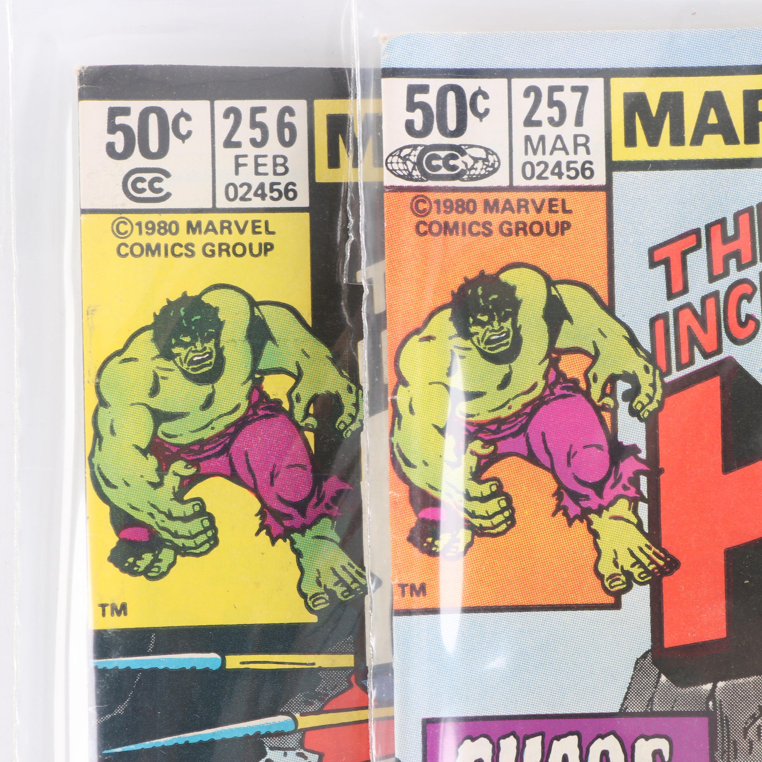 Bronze Age "The Incredible Hulk" Comics including "Hulk vs. Thor"