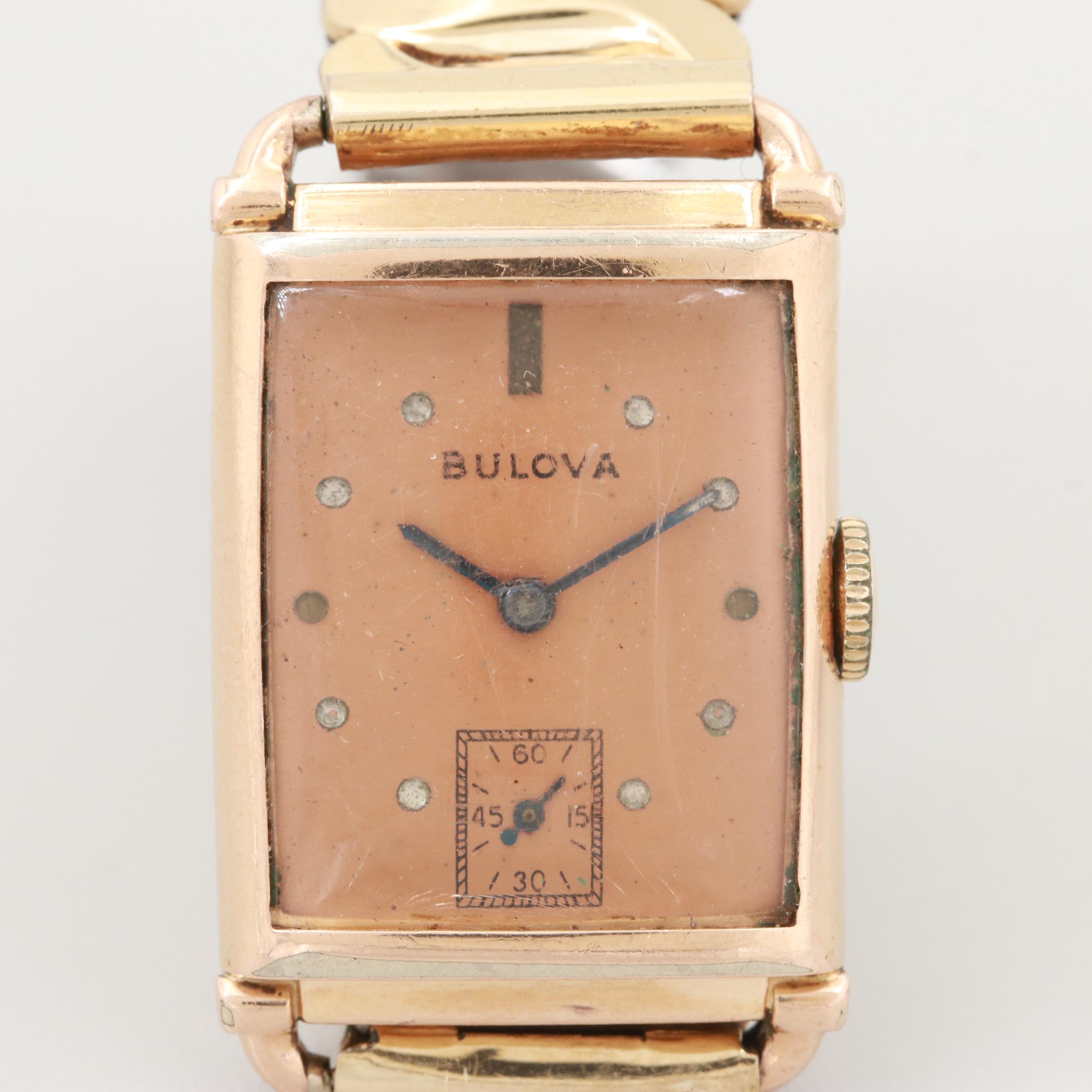 Bulova 14K Gold Filled and Vintage Elgin Stainless Steel Watches