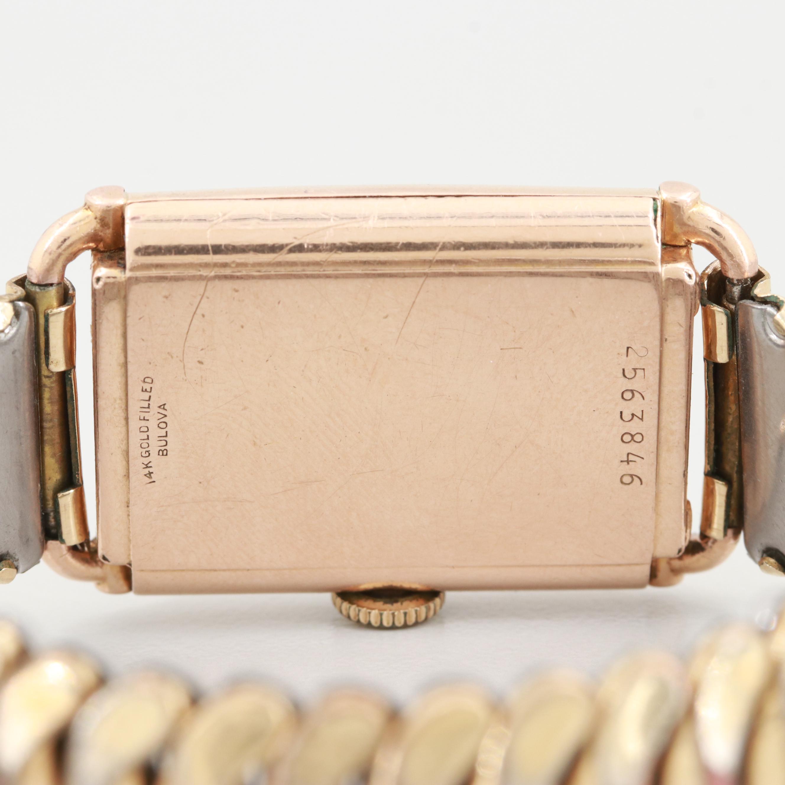 Bulova 14K Gold Filled and Vintage Elgin Stainless Steel Watches