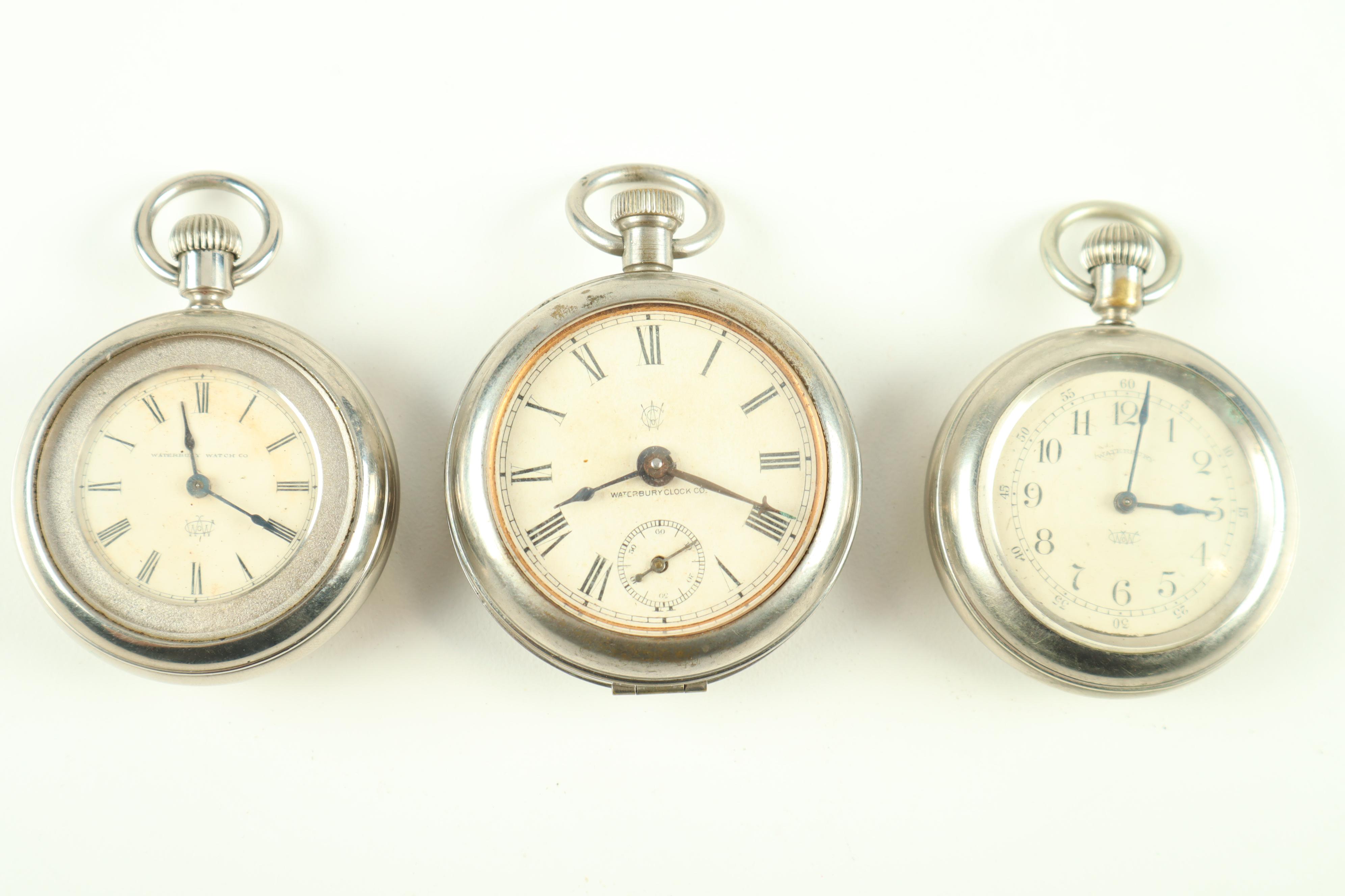 Antique Waterbury Clock Co. Pocket Watches