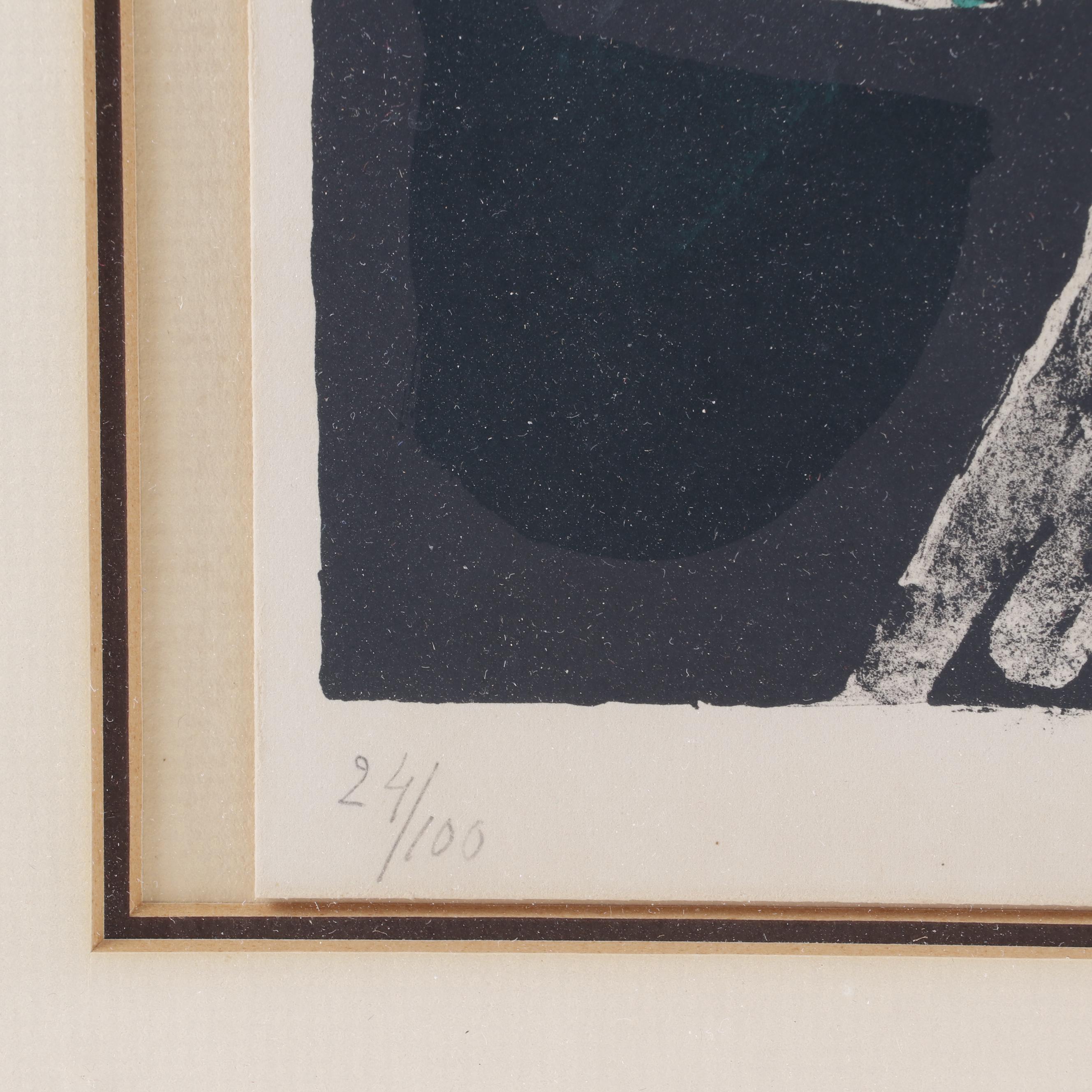 Françoise Gilot Lithograph "Little Girl with Owl"