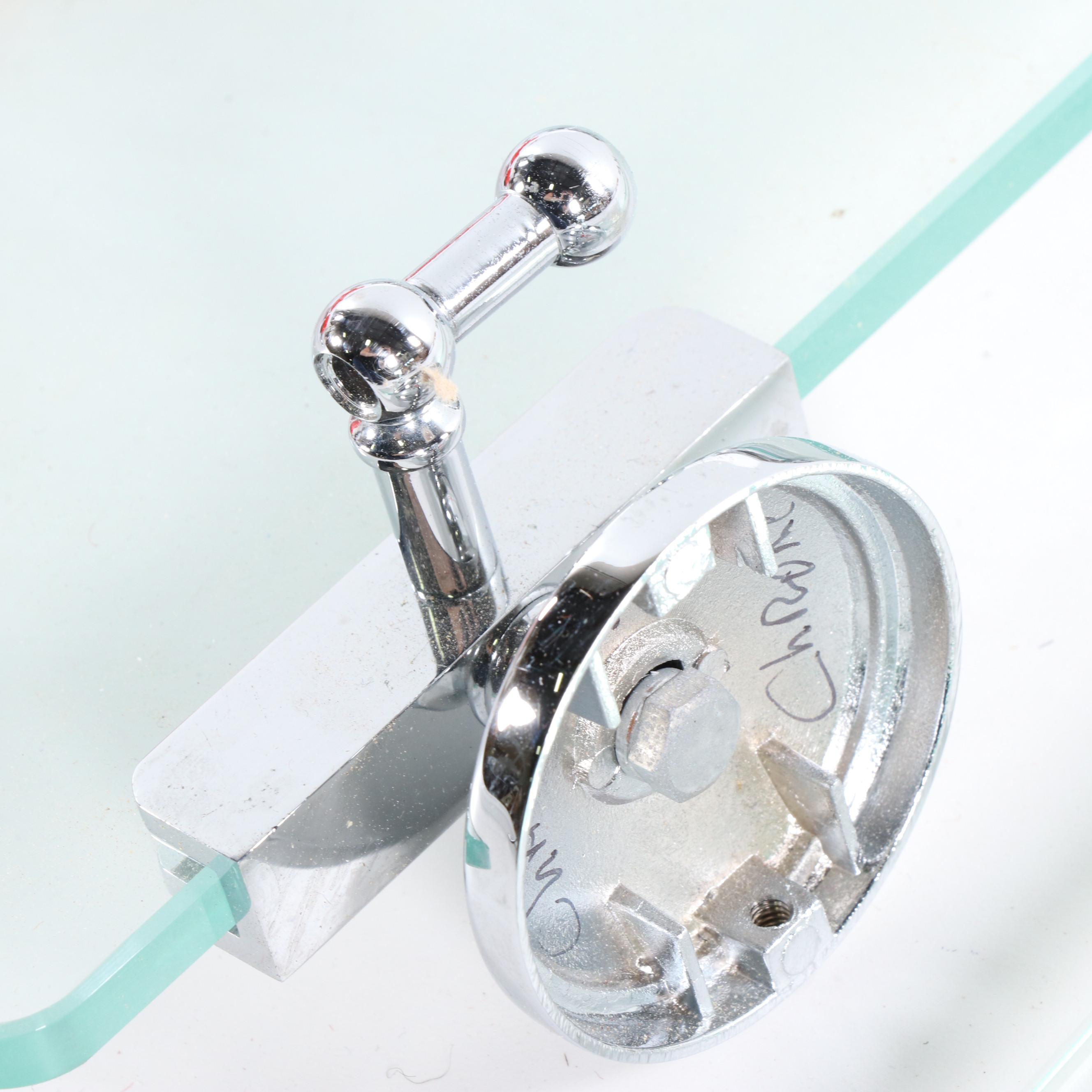 Restoration Hardware Polished Chrome Finish Towel Bars, Shelves and Shower Wand