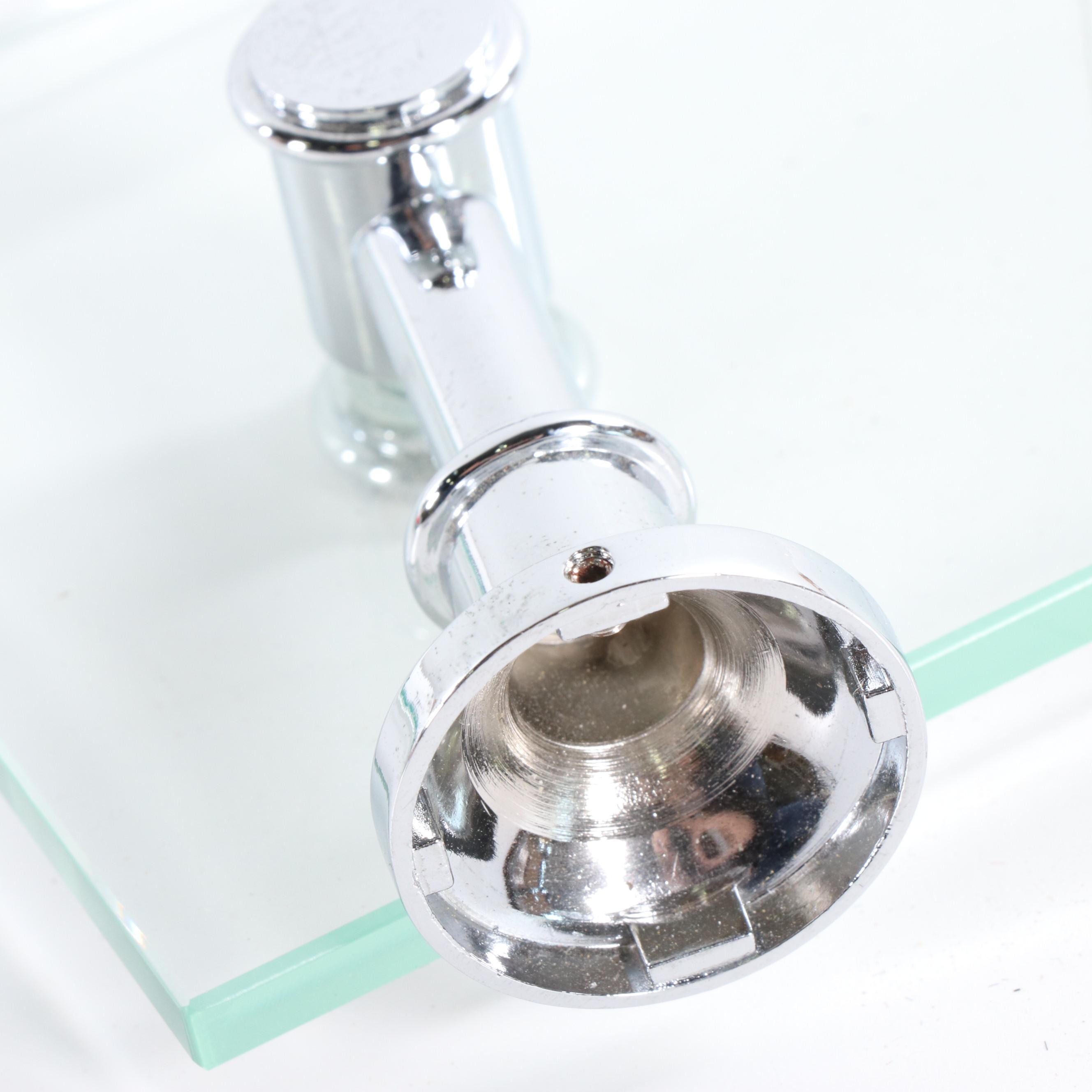 Restoration Hardware Polished Chrome Finish Towel Bars, Shelves and Shower Wand