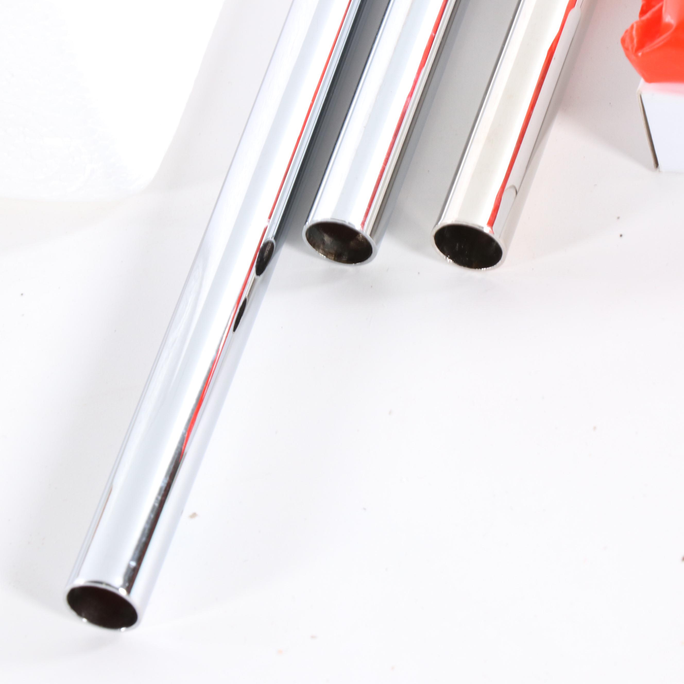 Restoration Hardware Polished Chrome Finish Towel Bars, Shelves and Shower Wand