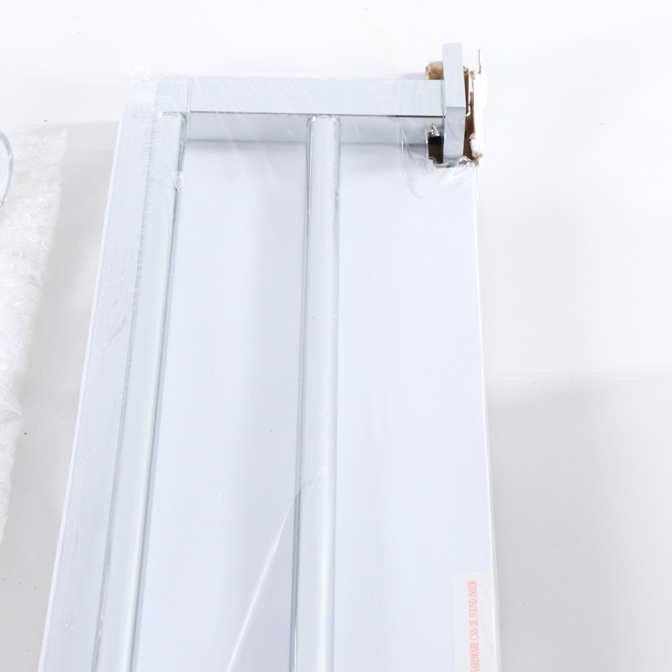 Restoration Hardware Polished Chrome Finish Towel Bars, Shelves and Shower Wand