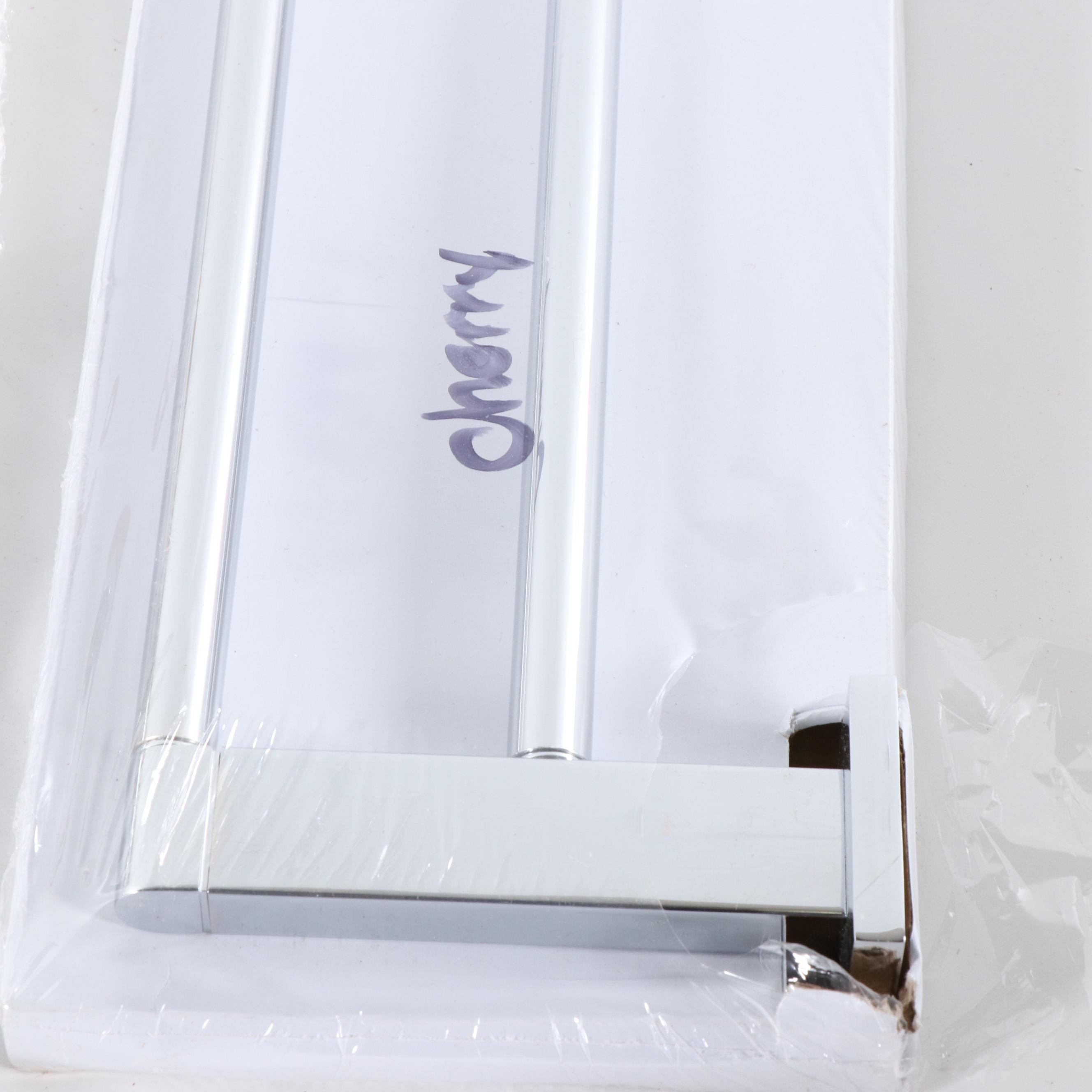 Restoration Hardware Polished Chrome Finish Towel Bars, Shelves and Shower Wand