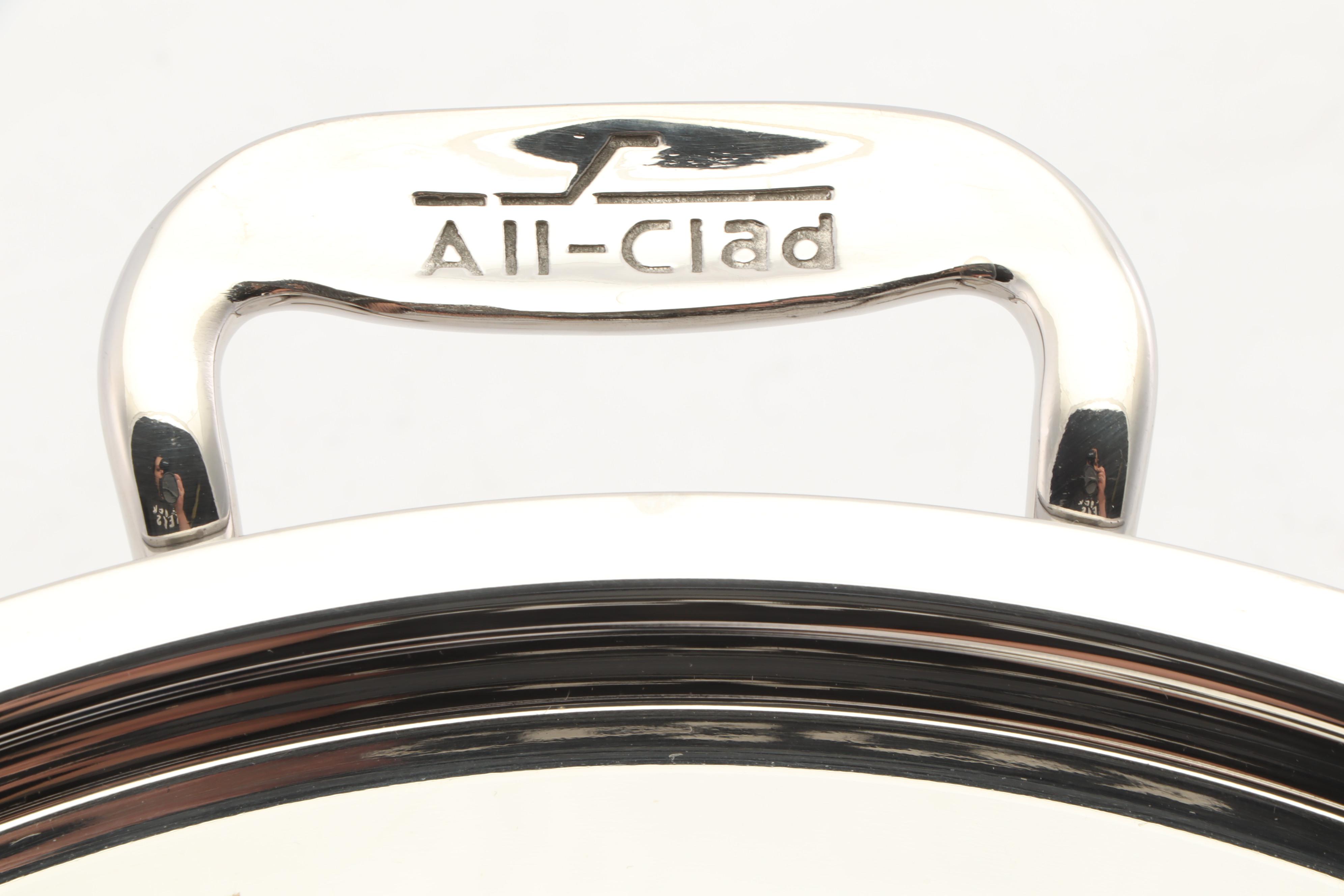 All-Clad Stainless Aluminum 10" Petite Braiser and 3 Qt Saute Pan