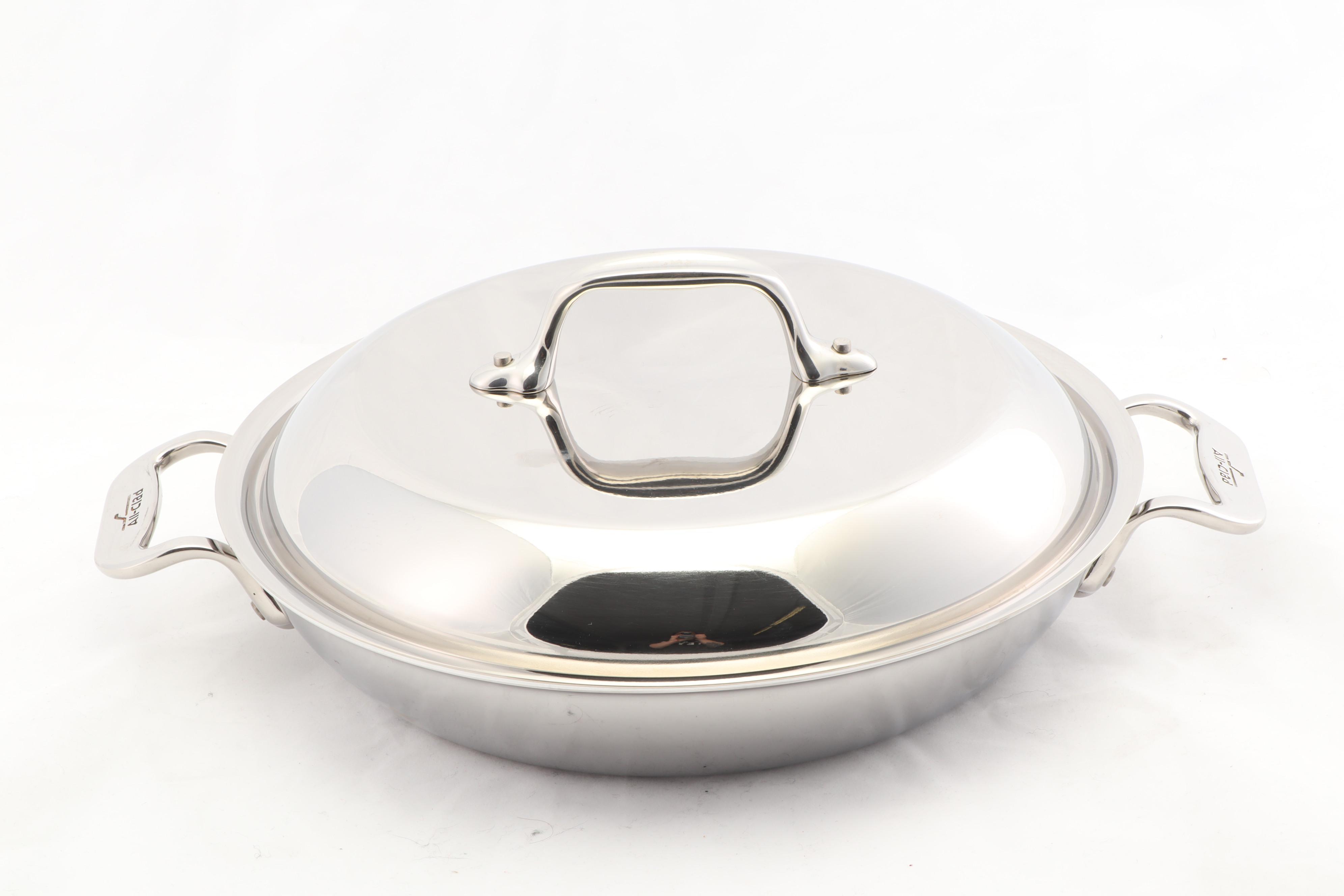 All-Clad Stainless Aluminum 10" Fry Pan and 10" Petite Braiser