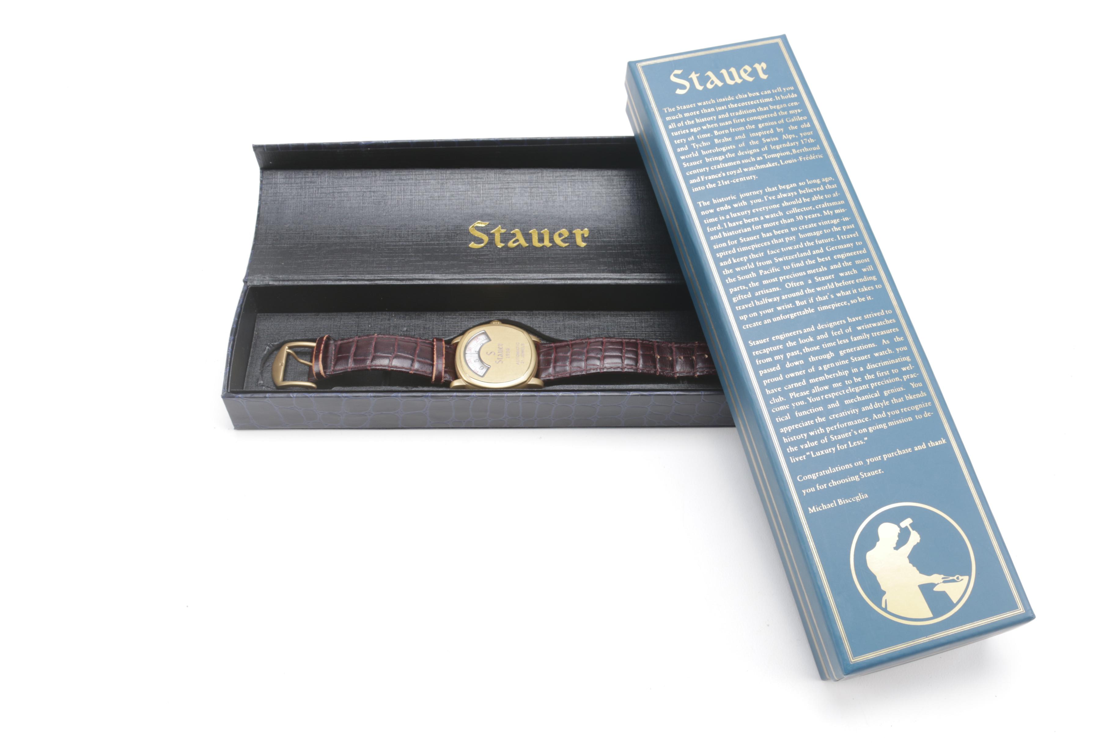 Stauer Men's Automatic Movement 1930 Dashtronic Watch