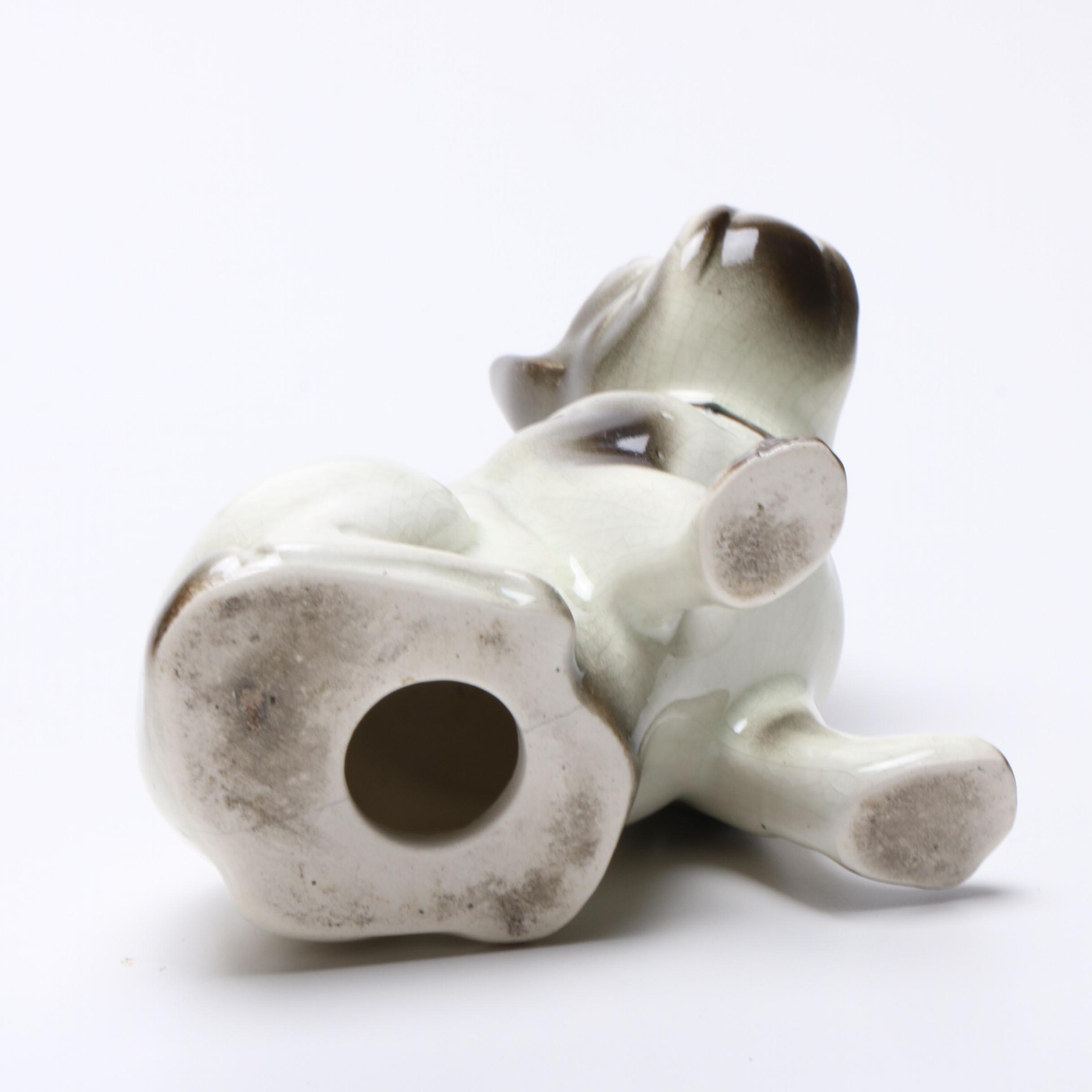 Noritake Horse, Hachiro Goto "Meadow Lark" and Ceramic Dog, Mid Century