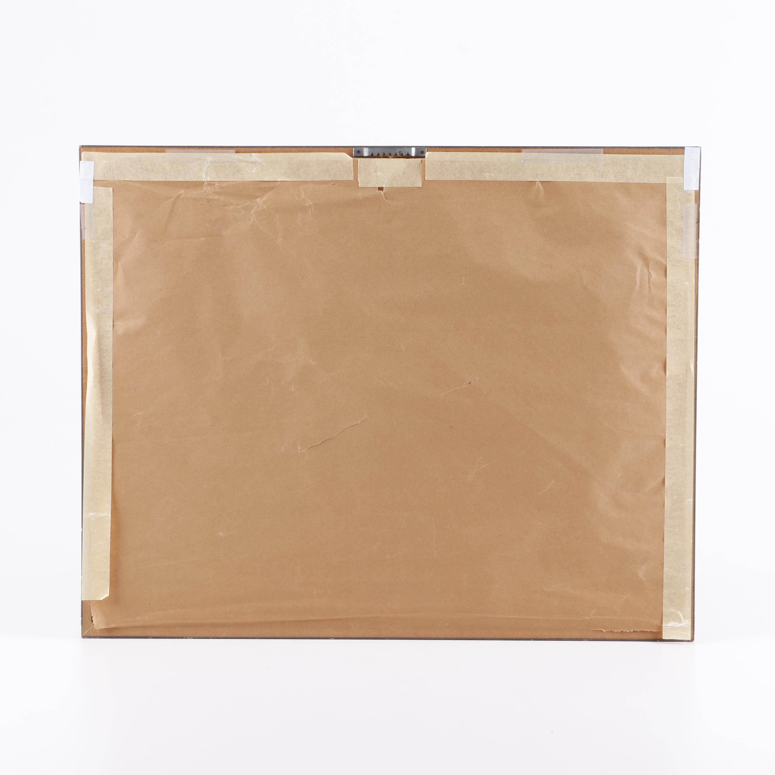 Fred Rosebury Serigraph "Morgan's Wharf"