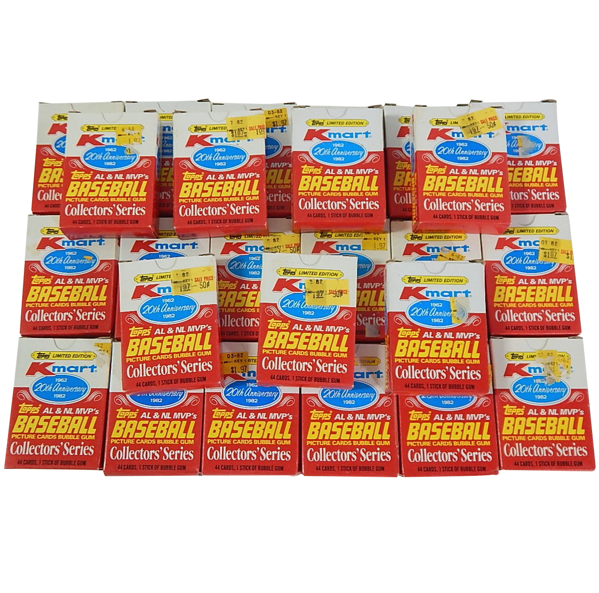 1982 Topps Kmart Limited Edition A.L. and N.L. MVP's Card Sets - 25 Count