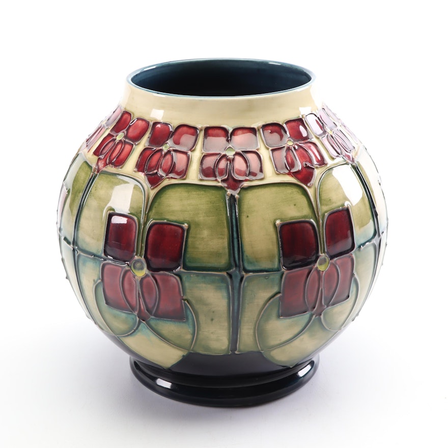 Moorcroft "Videt" Vase, 1980s