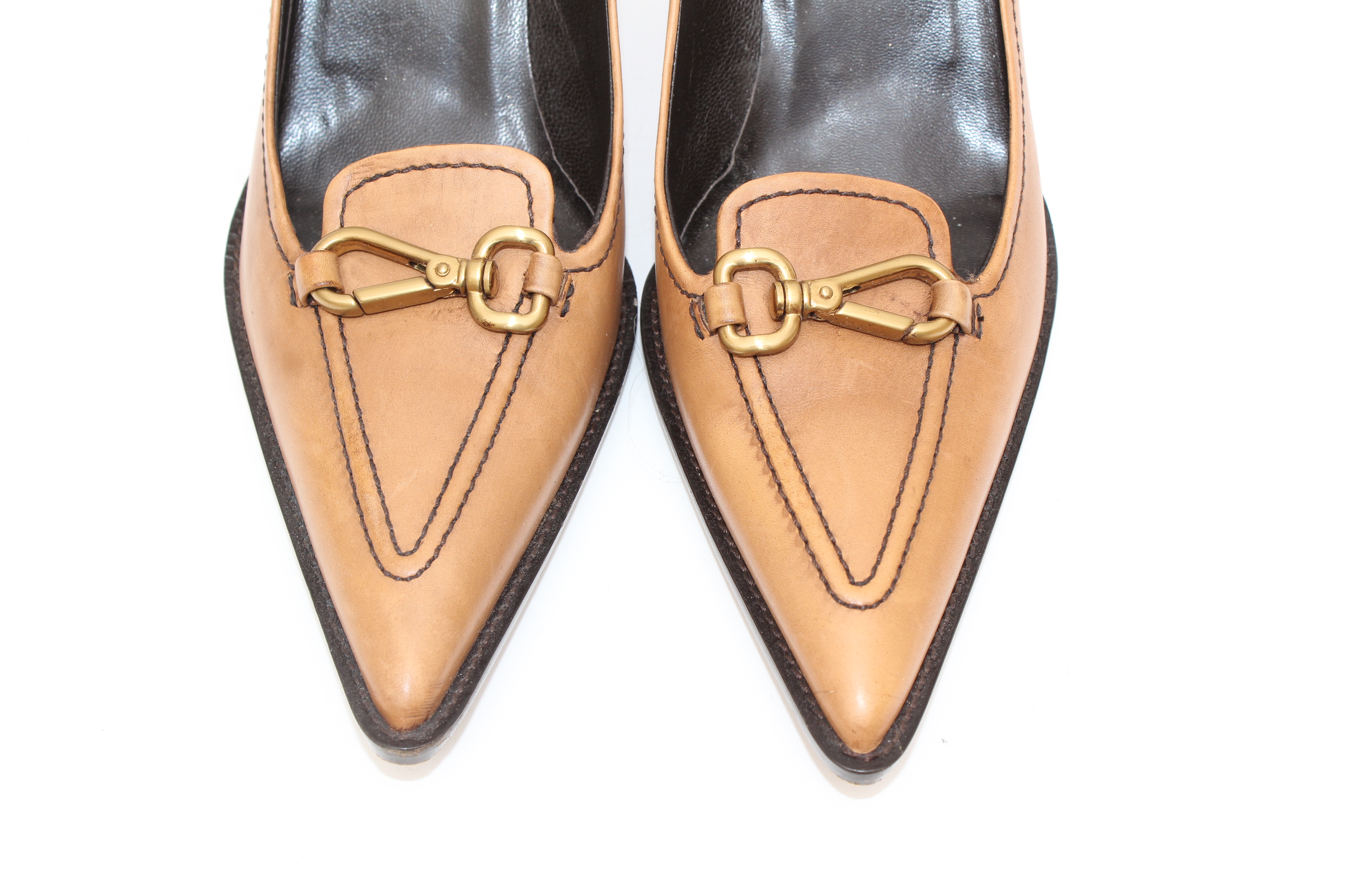 Prada Leather and Suede Slingbacks and Pumps