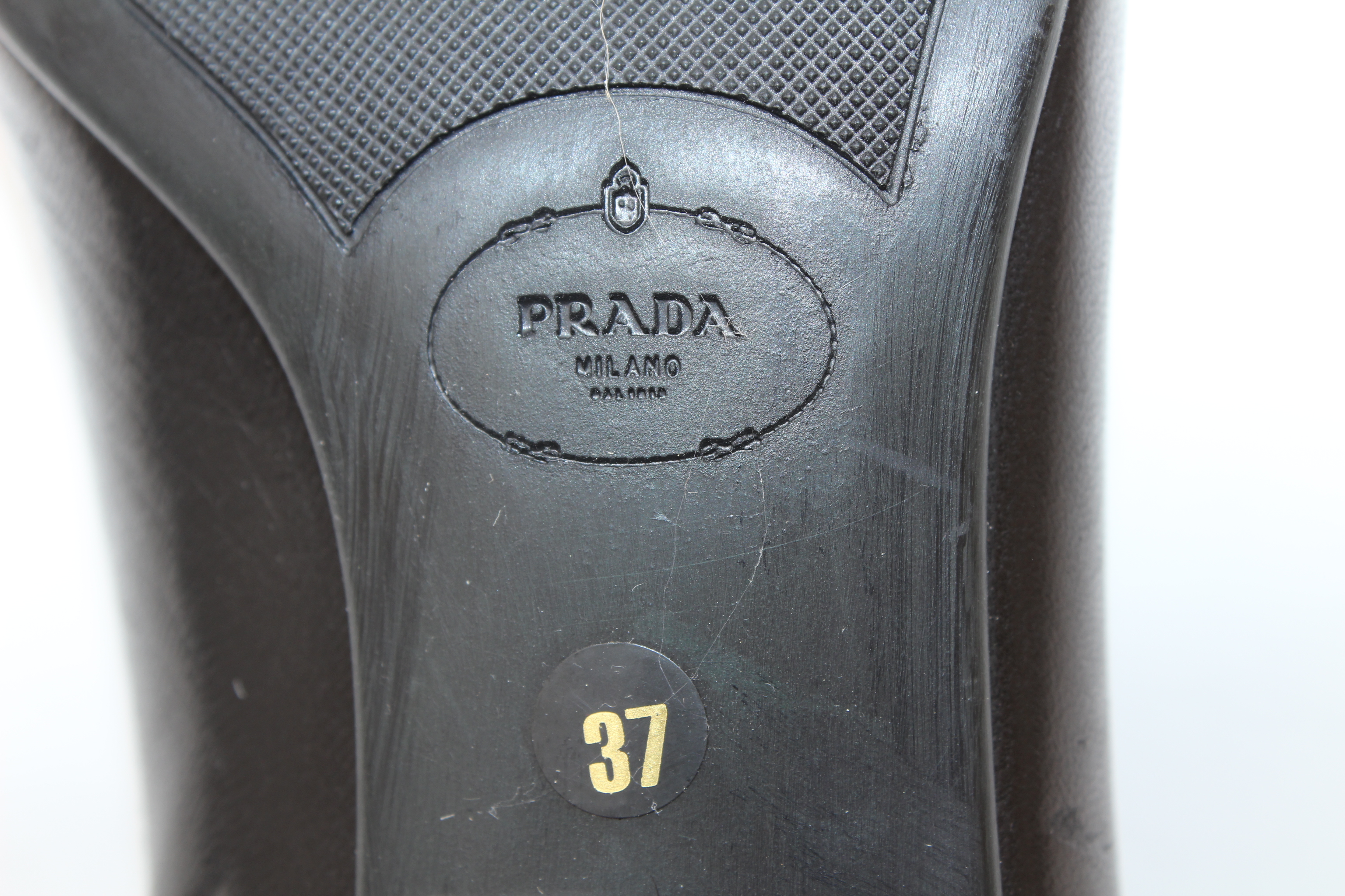 Prada and Isaac Mizrahi Black Leather and Suede Booties