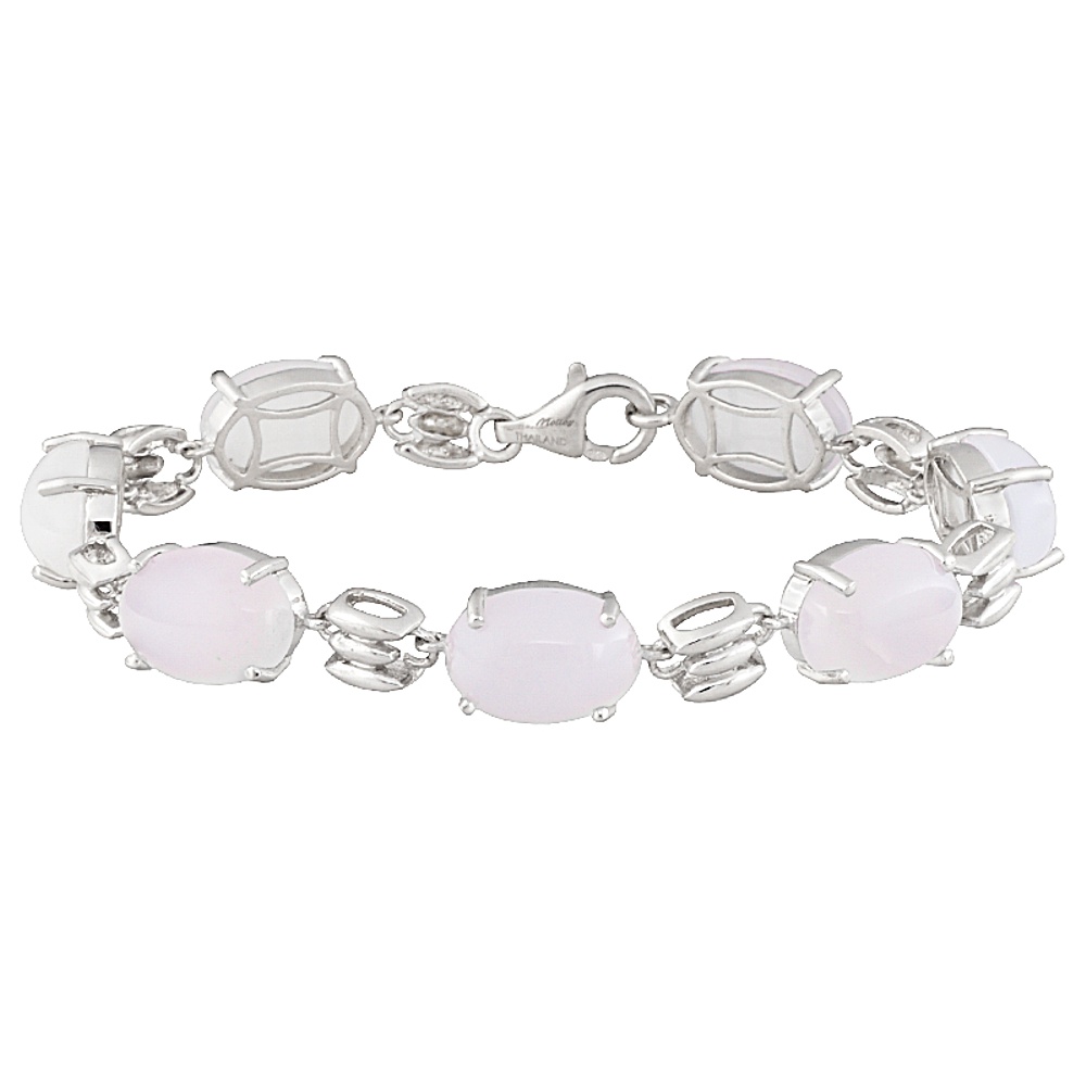Sterling Silver Chalcedony Bracelet