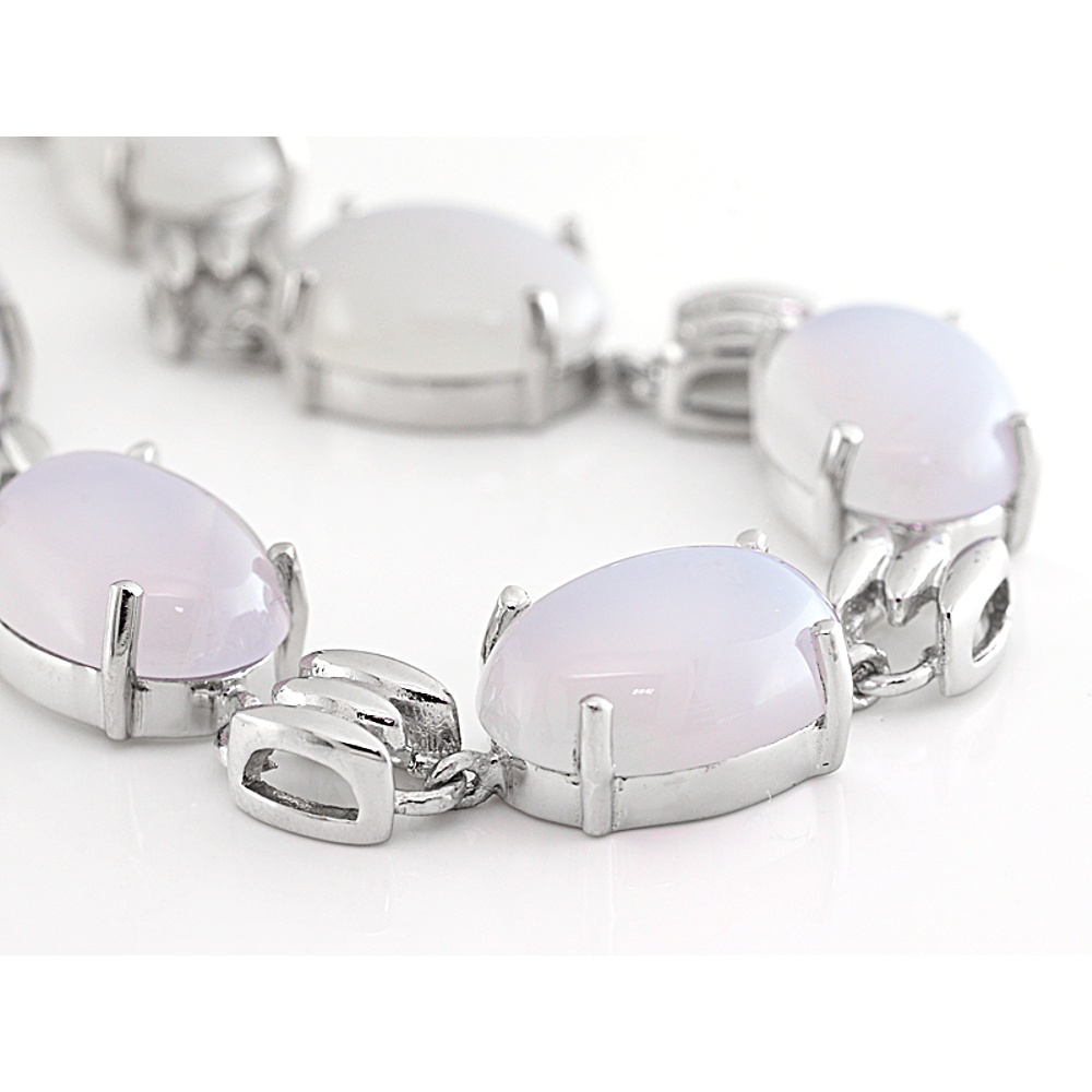 Sterling Silver Chalcedony Bracelet