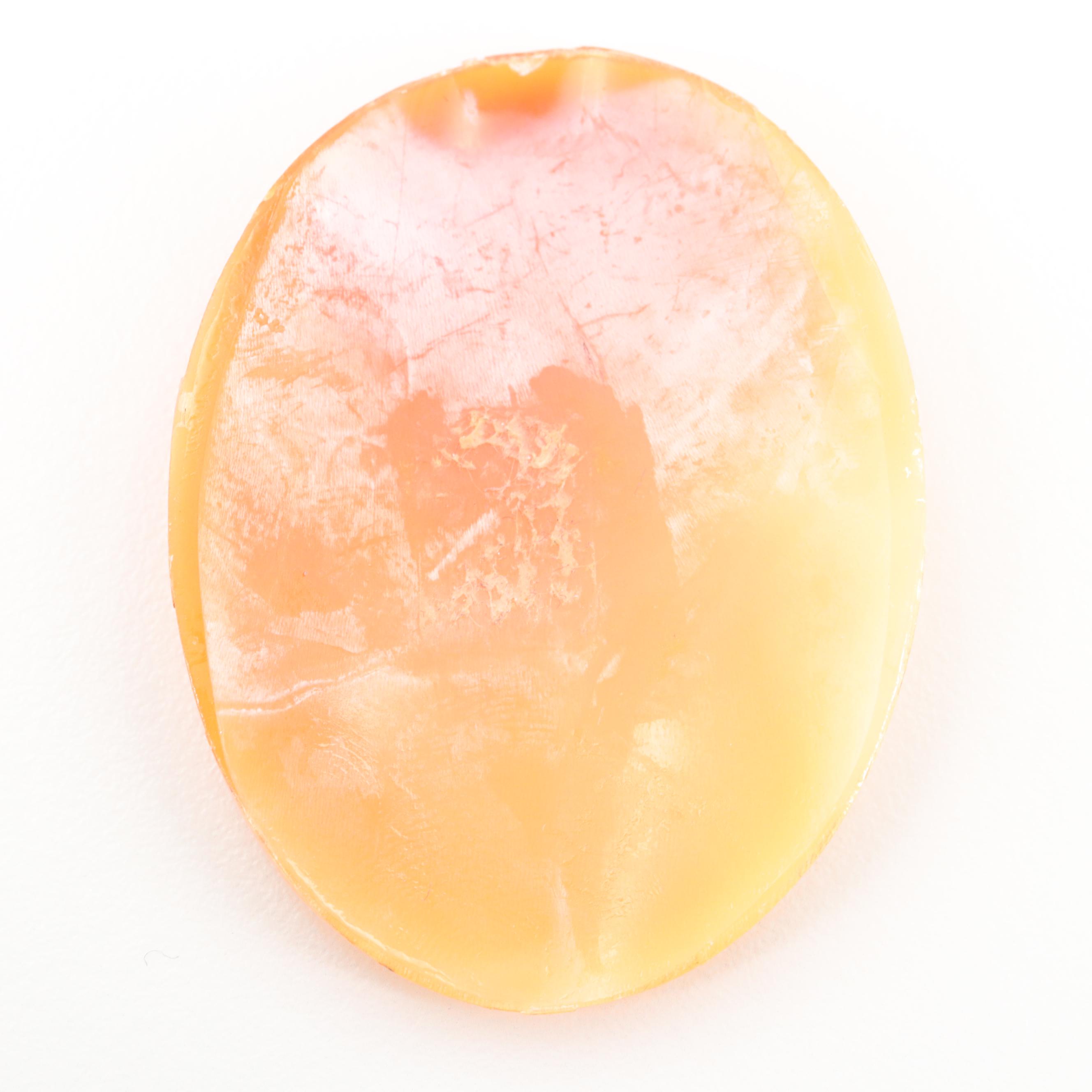 Loose Helmet Shell Oval Cameo