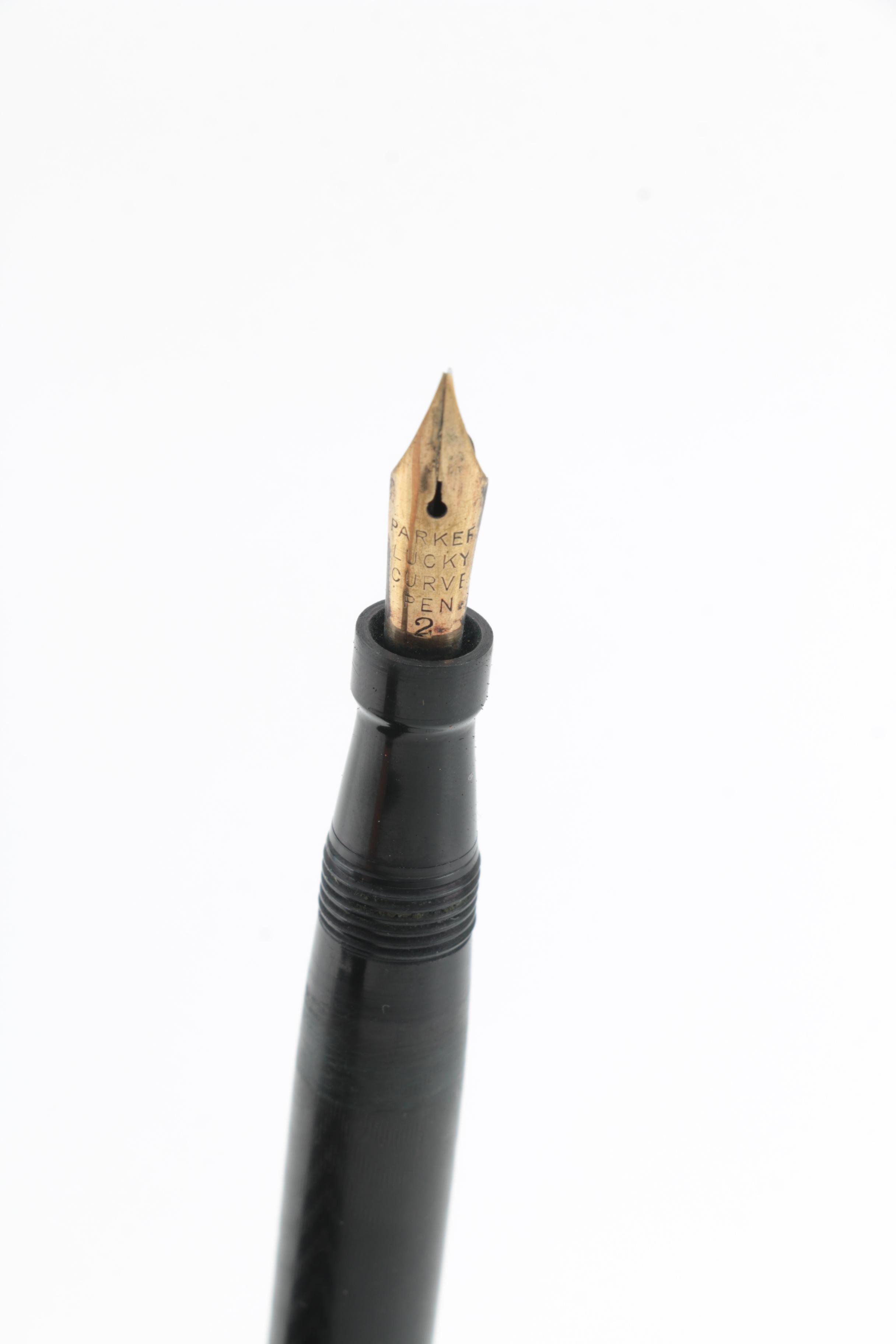 Parker Lucky Curve Fountain Pen, Circa 1920s