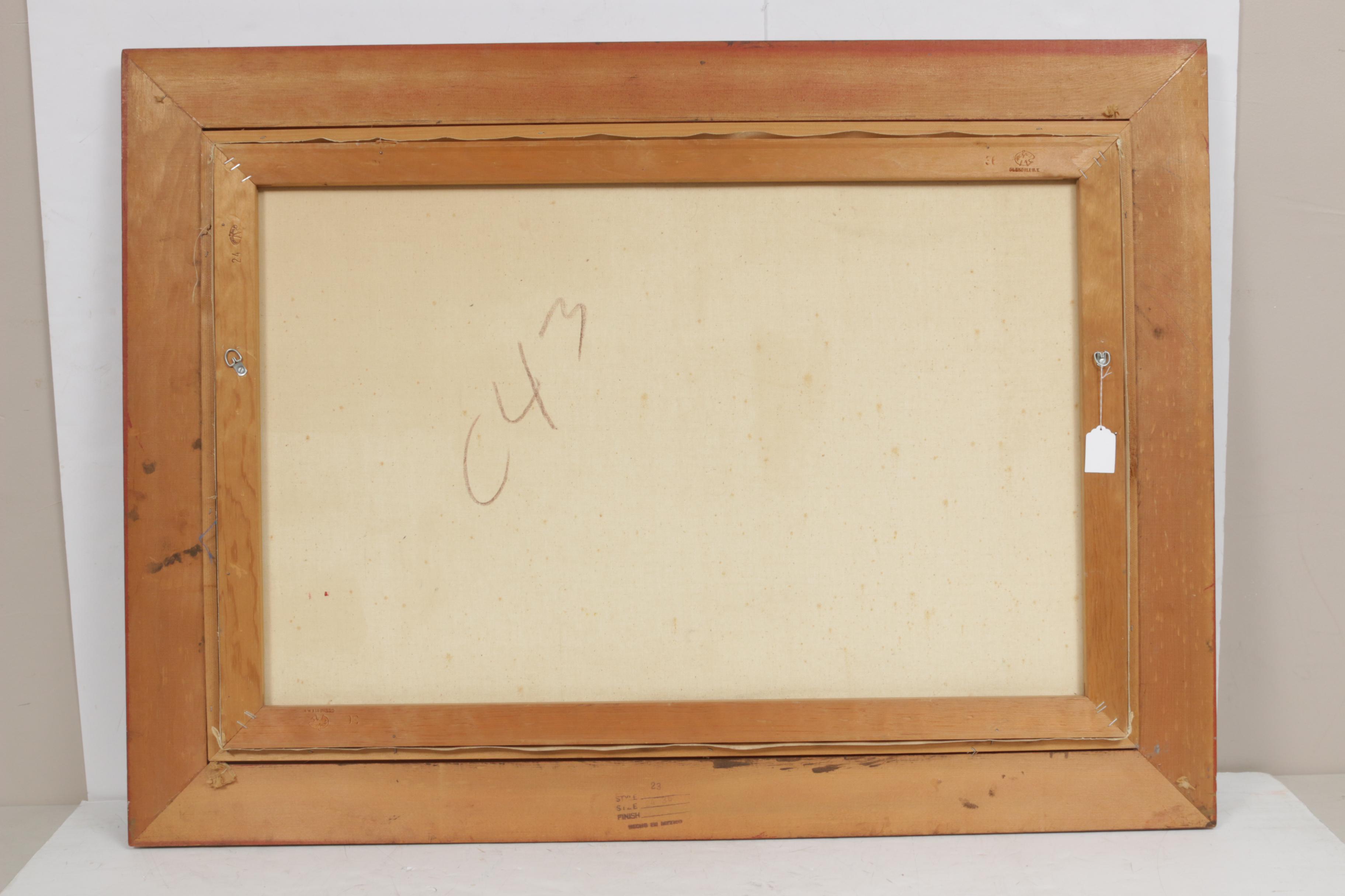 Mary Botto European Street Scene Oil Painting