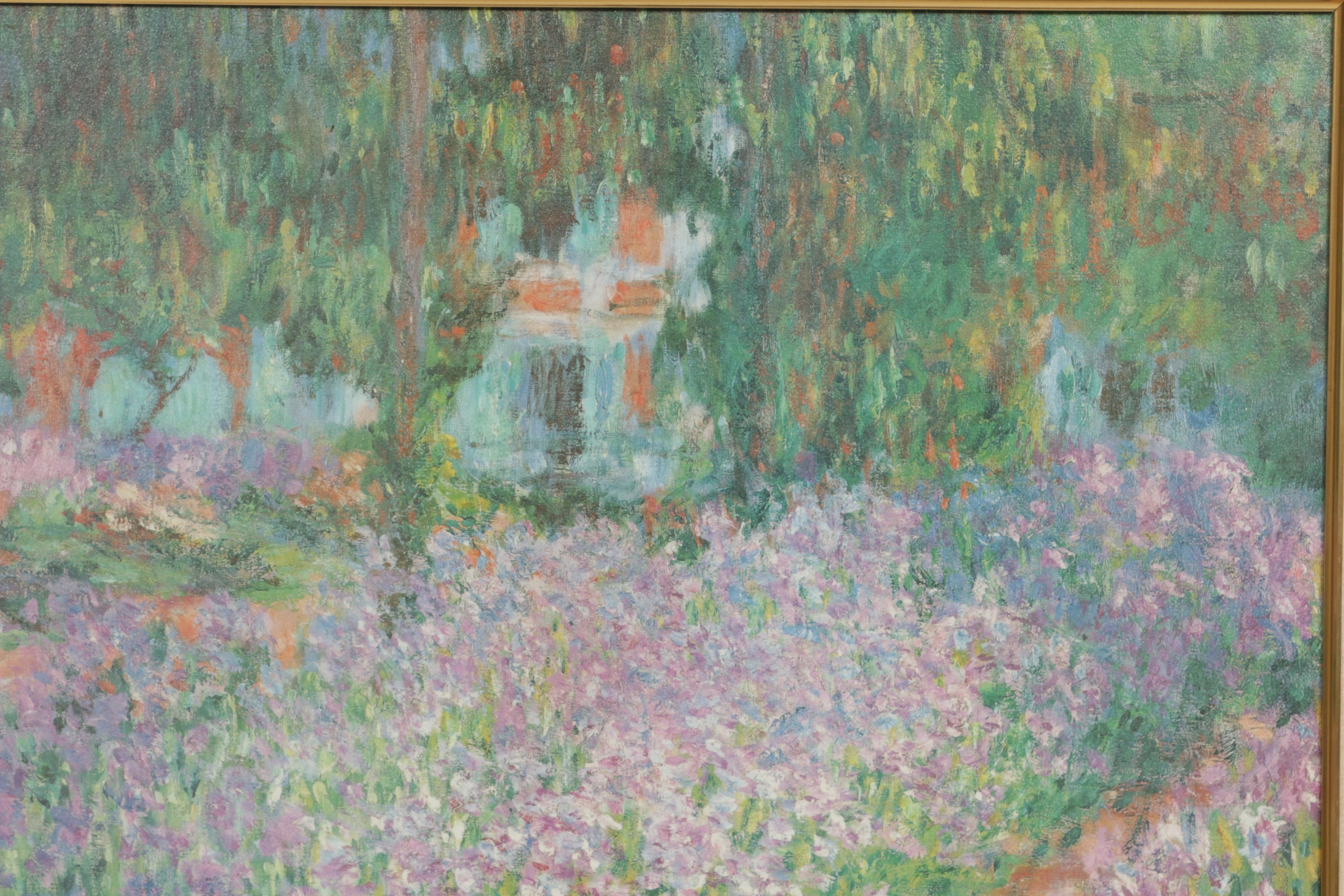 Impressionist Style Garden Landscape Oil Painting