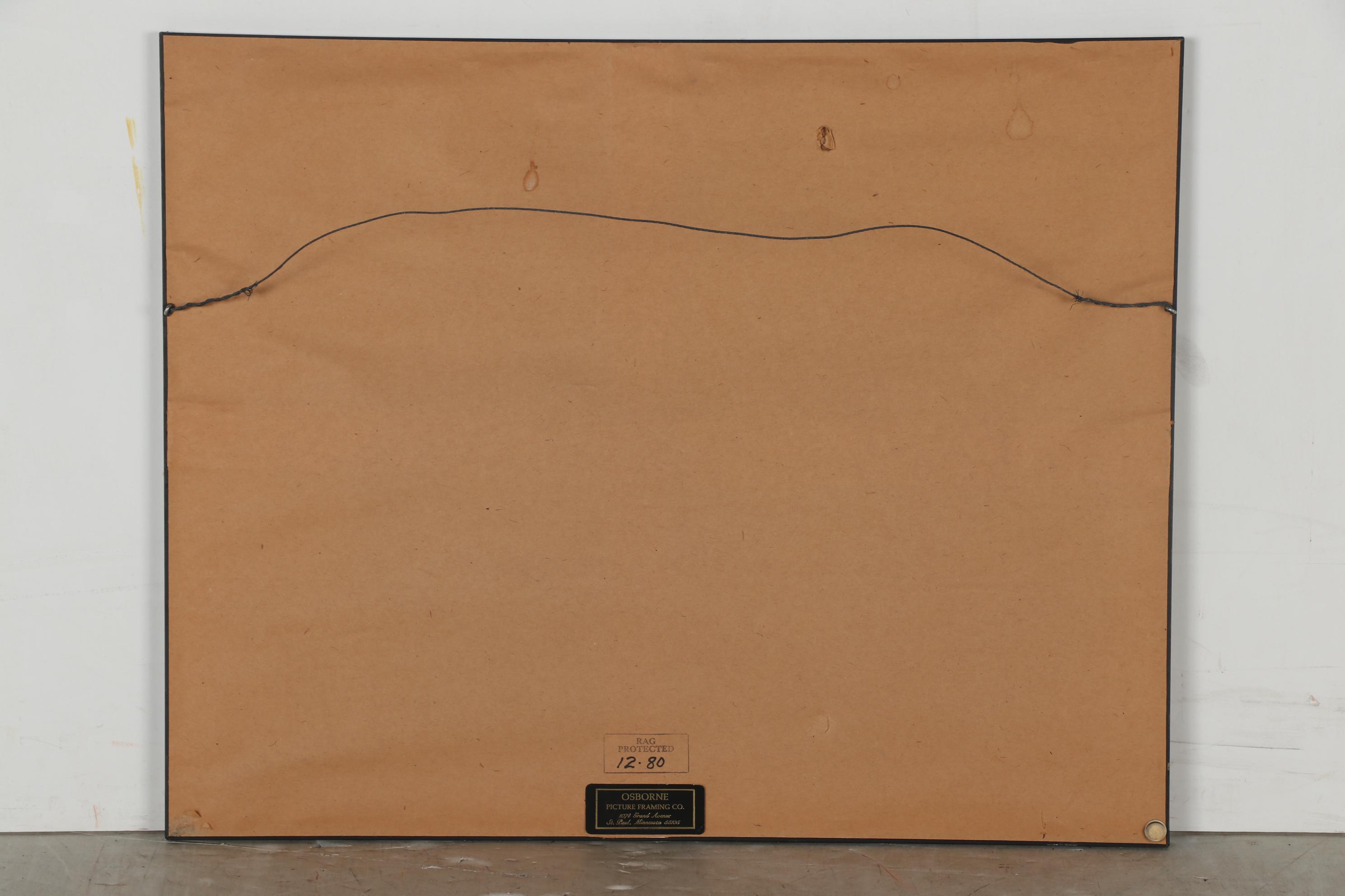 Jun’ichiro Sekino 1969 Woodblock "Seki"