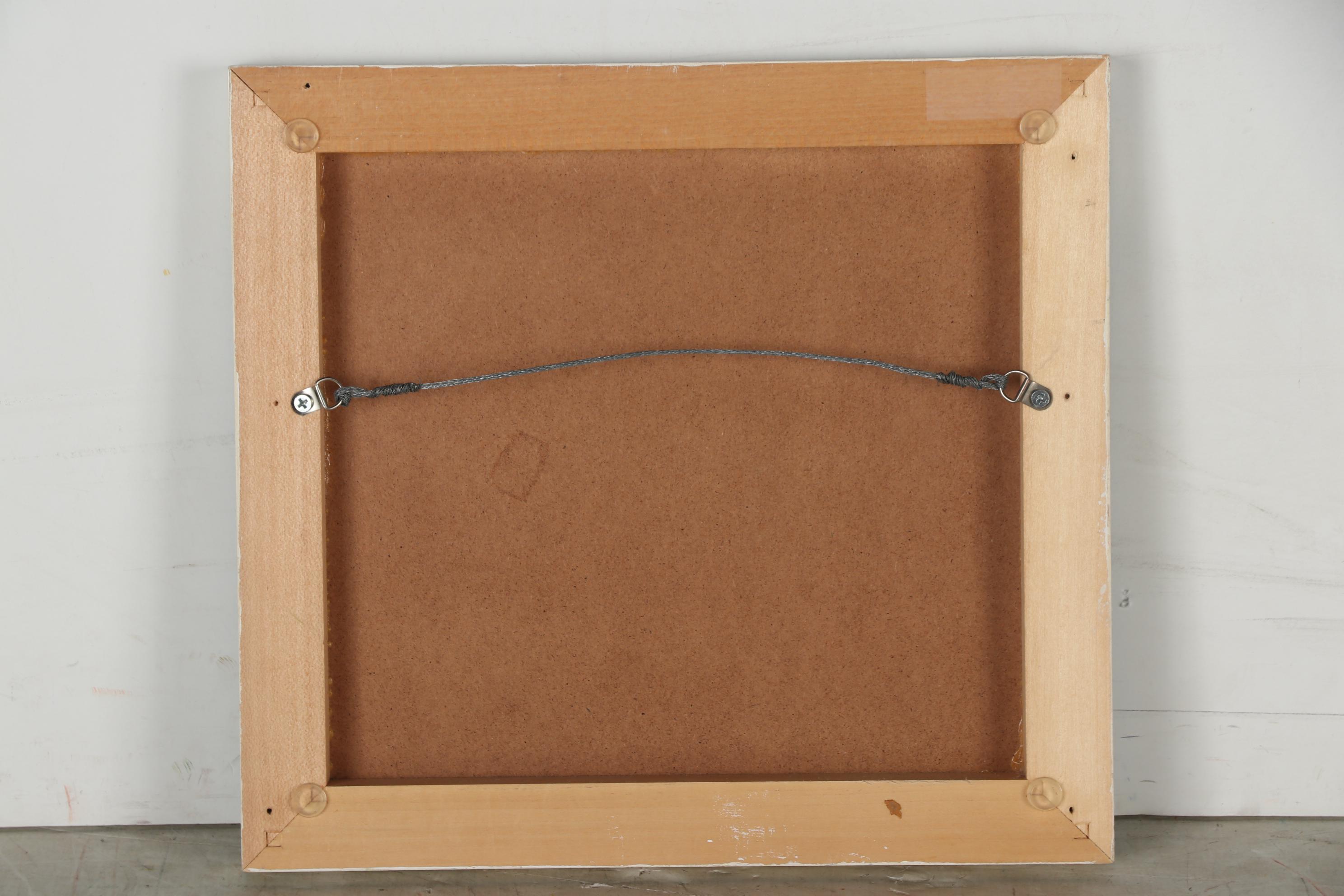 Stuart Shils Oil Painting "White Barns and Trees", 2001