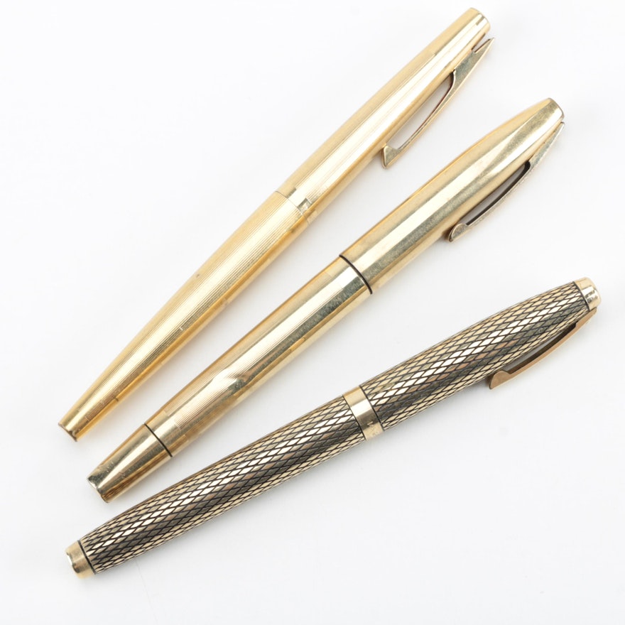 Sheaffer "Imperial" Fountain and Ballpoint Pens, 1970s