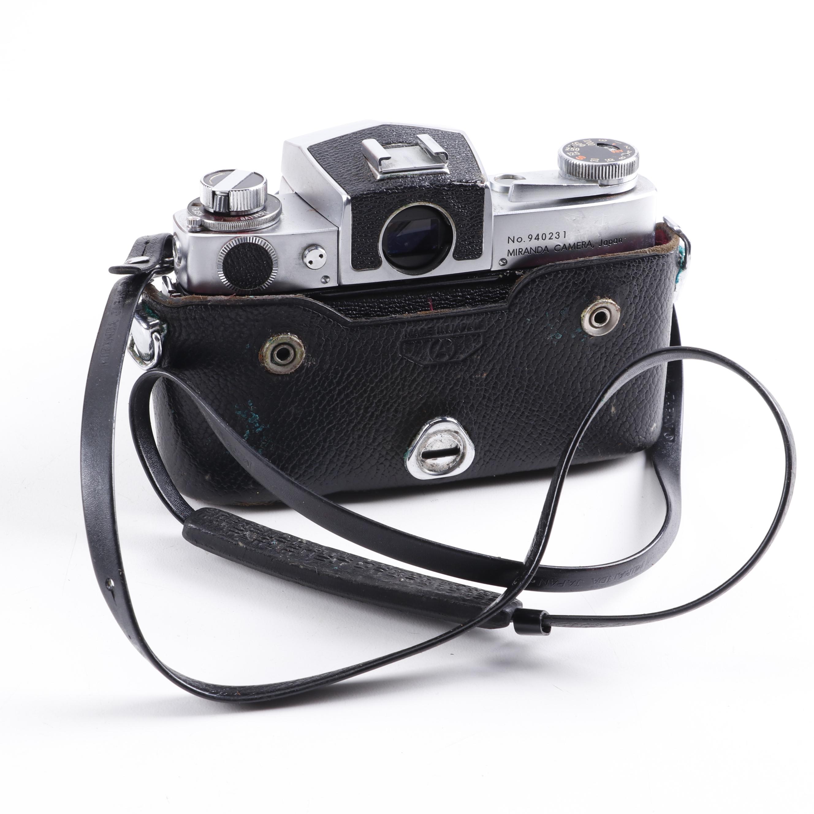 Miranda Sensorex Film Camera with Soligor Lens and Other Accessories