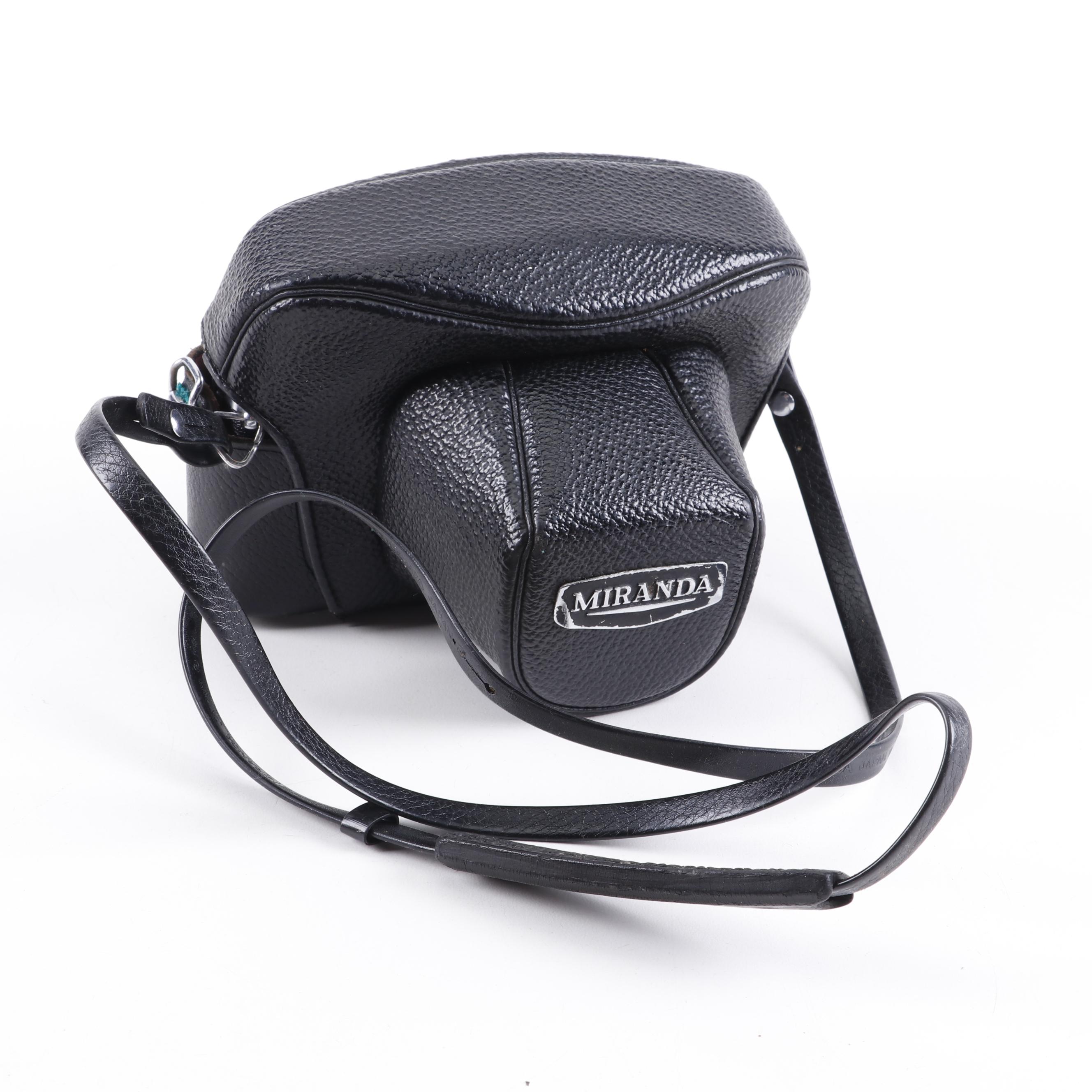 Miranda Sensorex Film Camera with Soligor Lens and Other Accessories