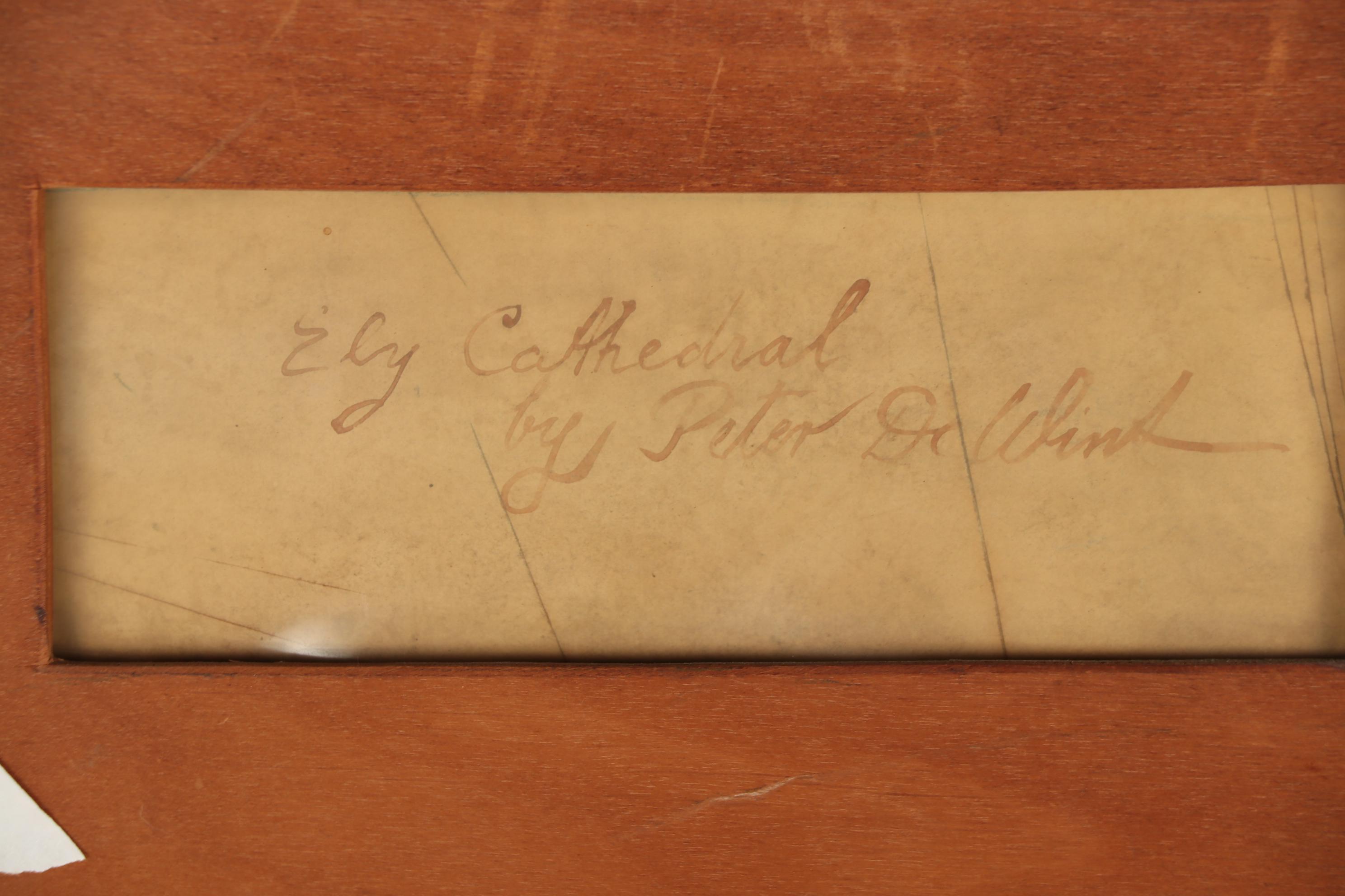 Peter de Wint Oil Painting "Ely Cathedral", Early 19th Century