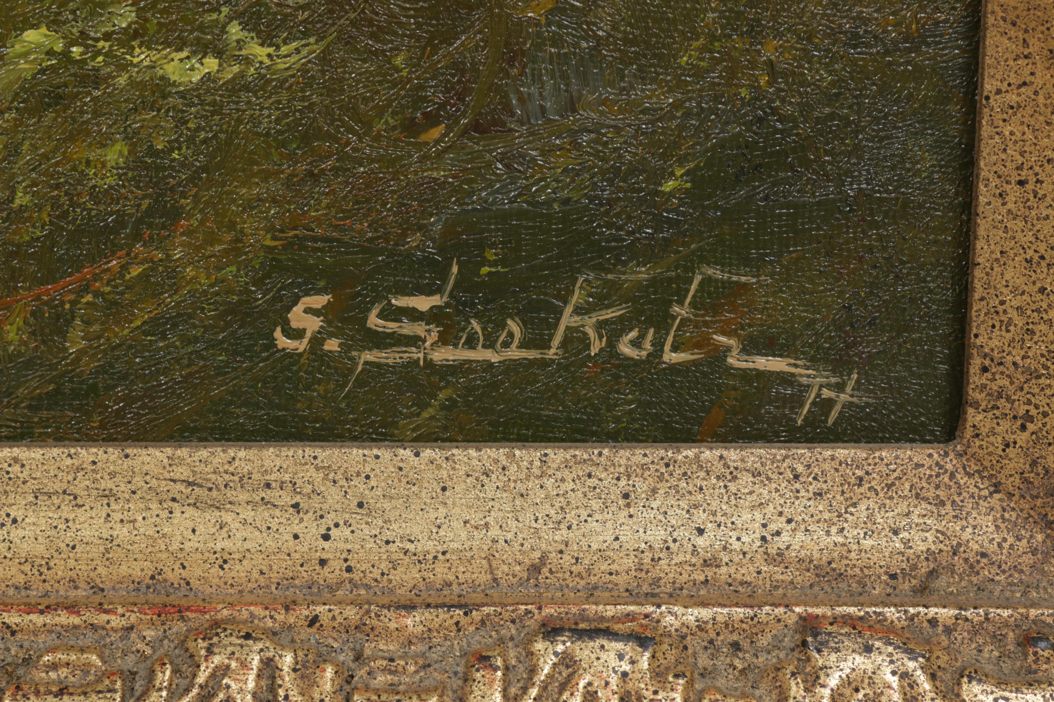 Günter Seekatz Mountain Landscape Oil Painting