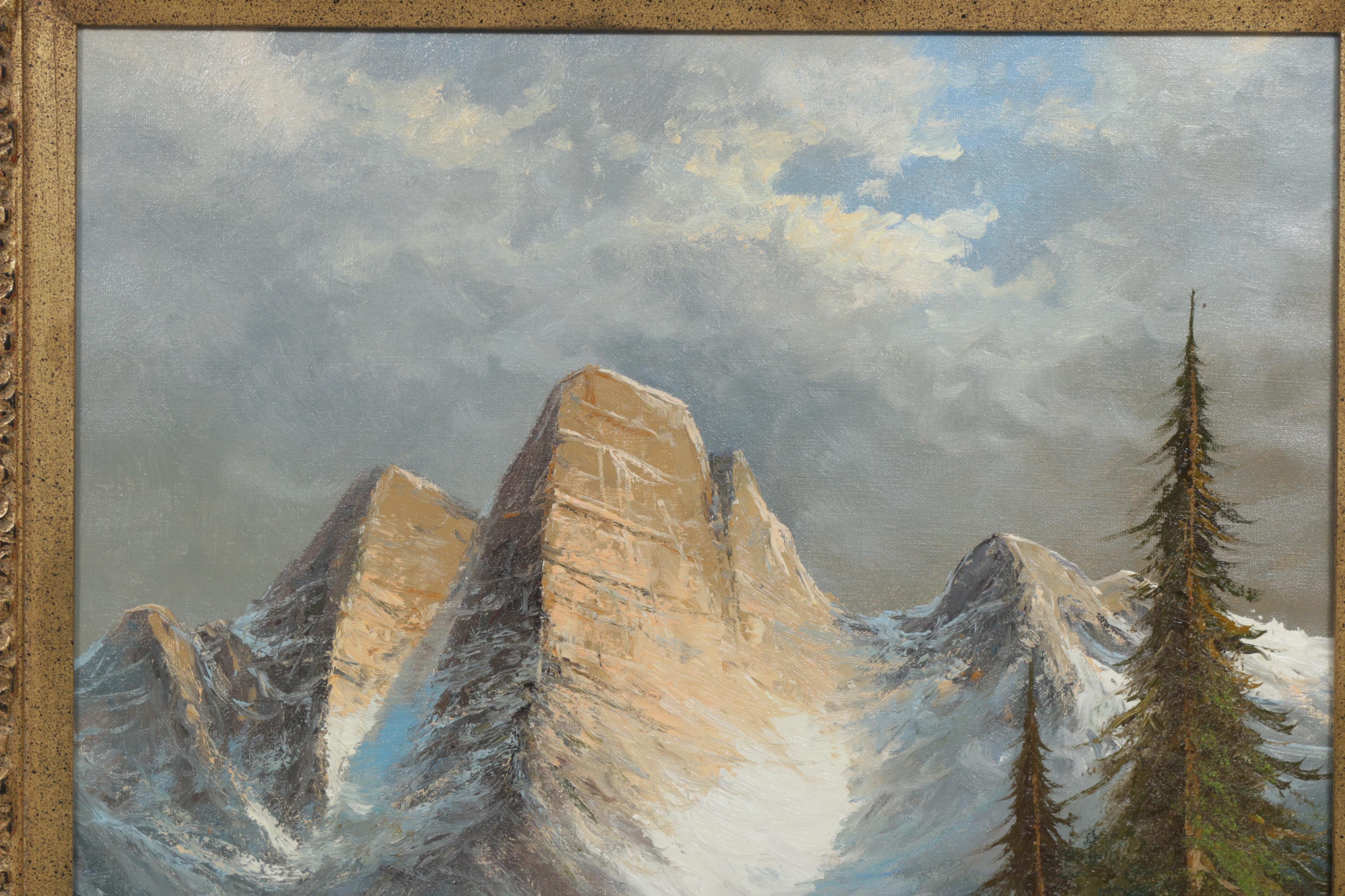 Günter Seekatz Mountain Landscape Oil Painting