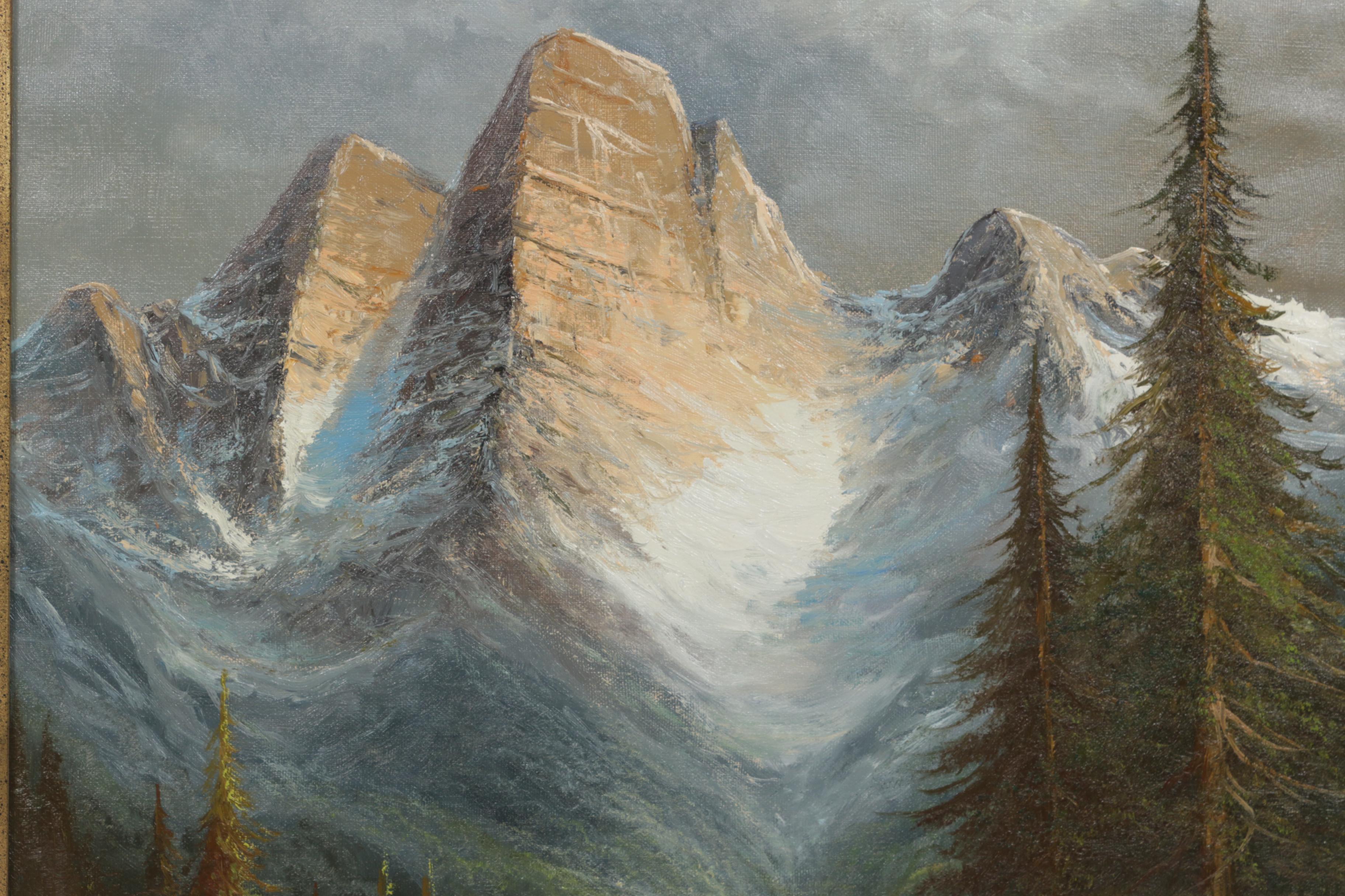 Günter Seekatz Mountain Landscape Oil Painting