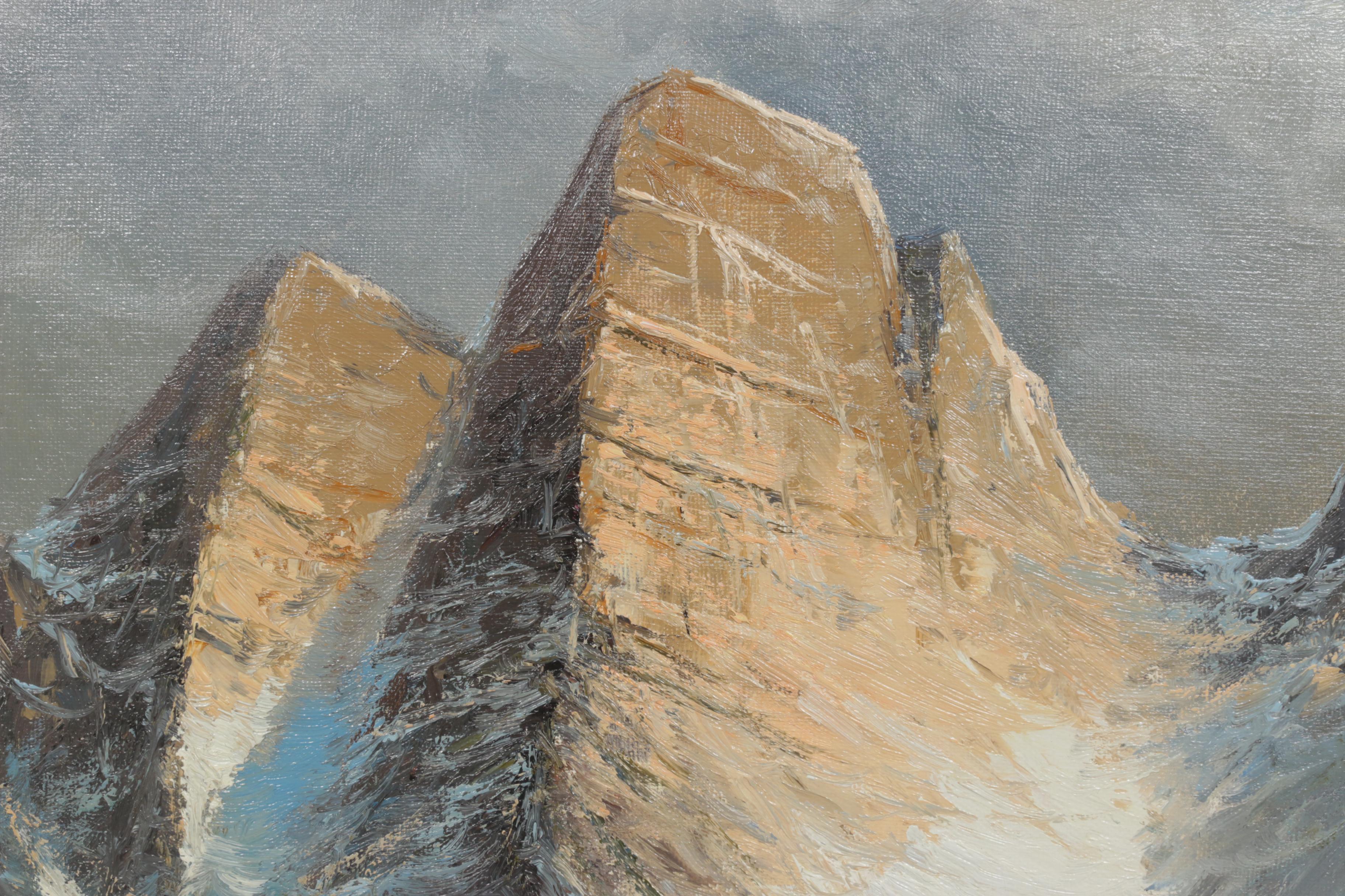 Günter Seekatz Mountain Landscape Oil Painting