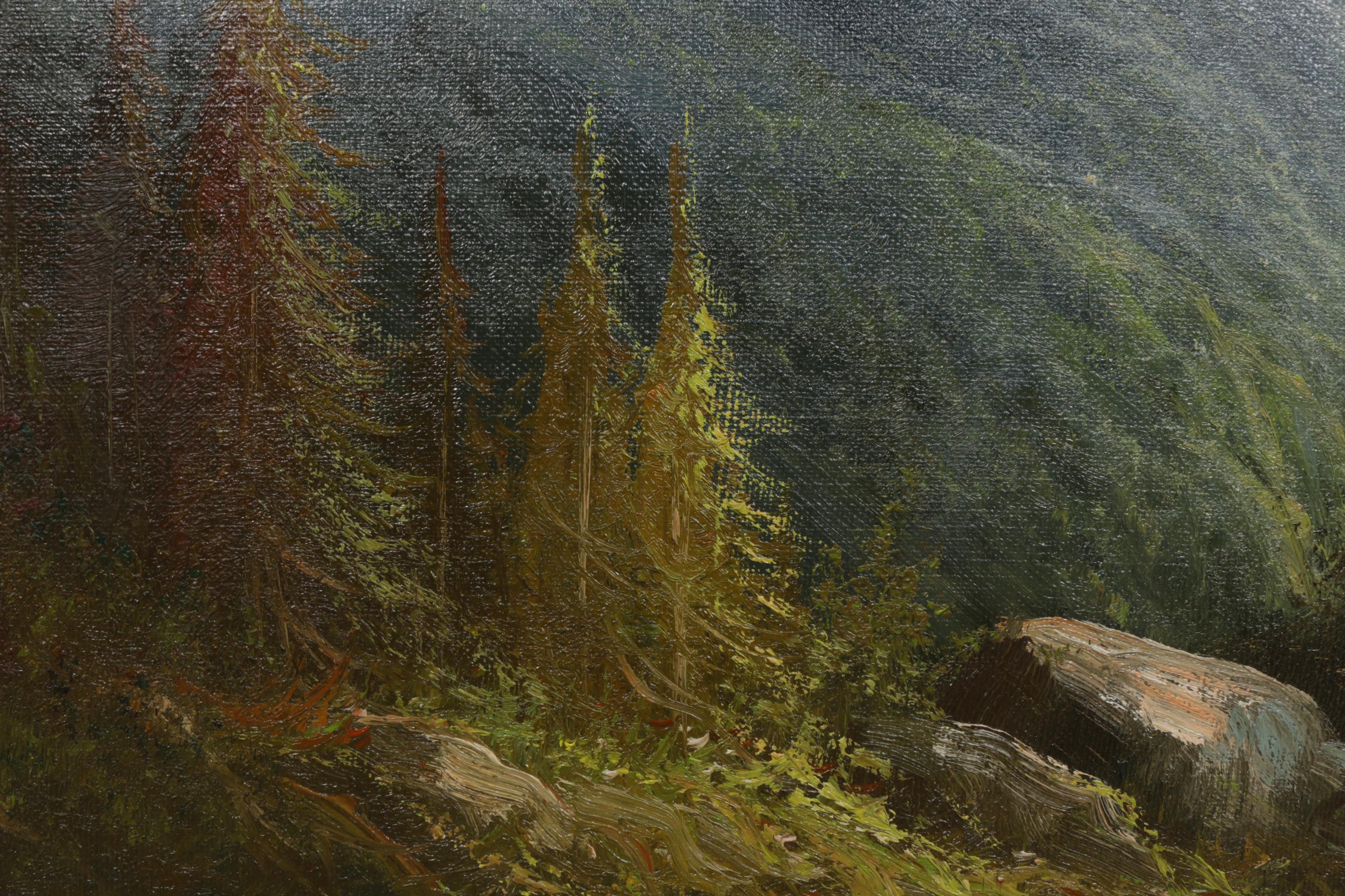 Günter Seekatz Mountain Landscape Oil Painting