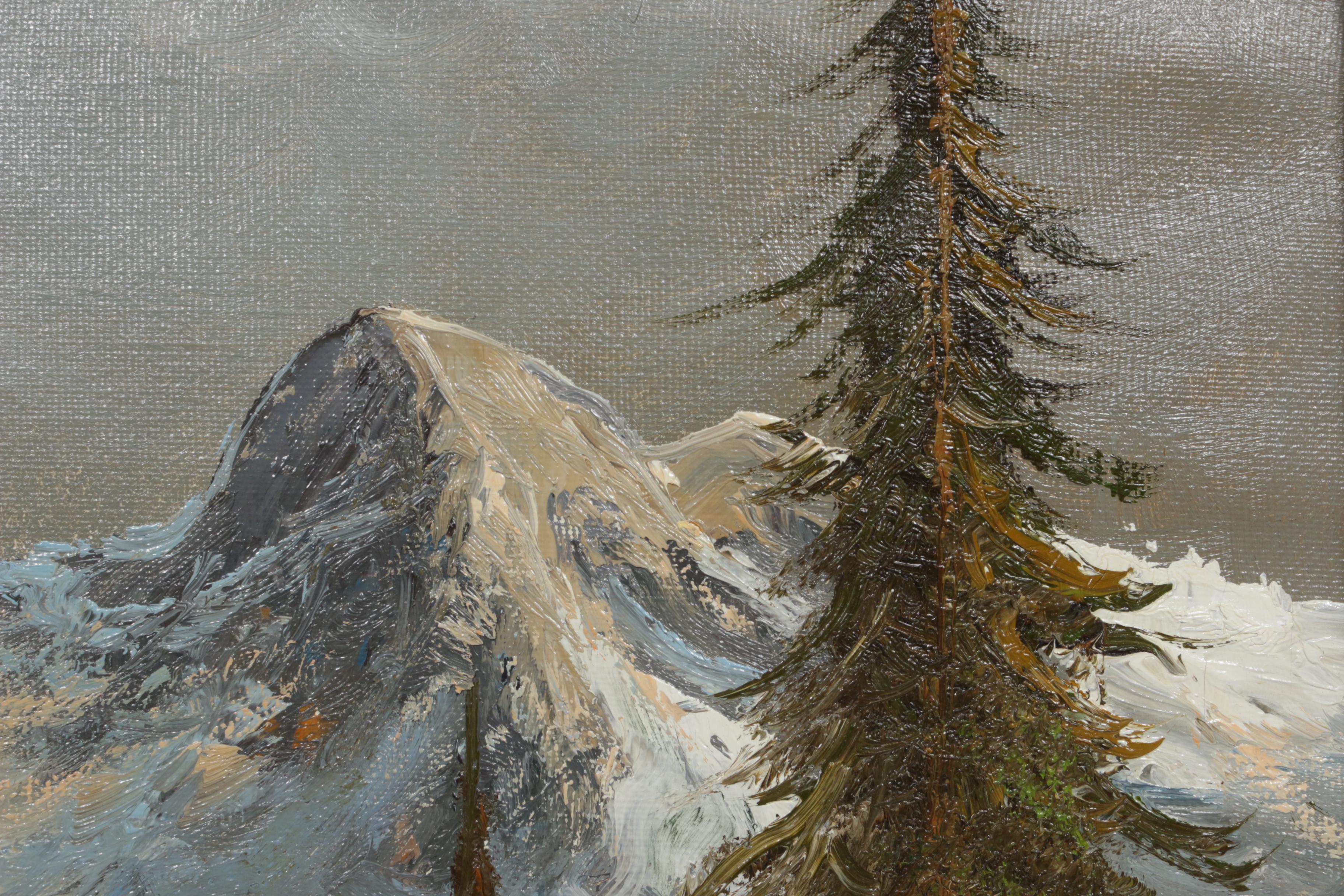 Günter Seekatz Mountain Landscape Oil Painting