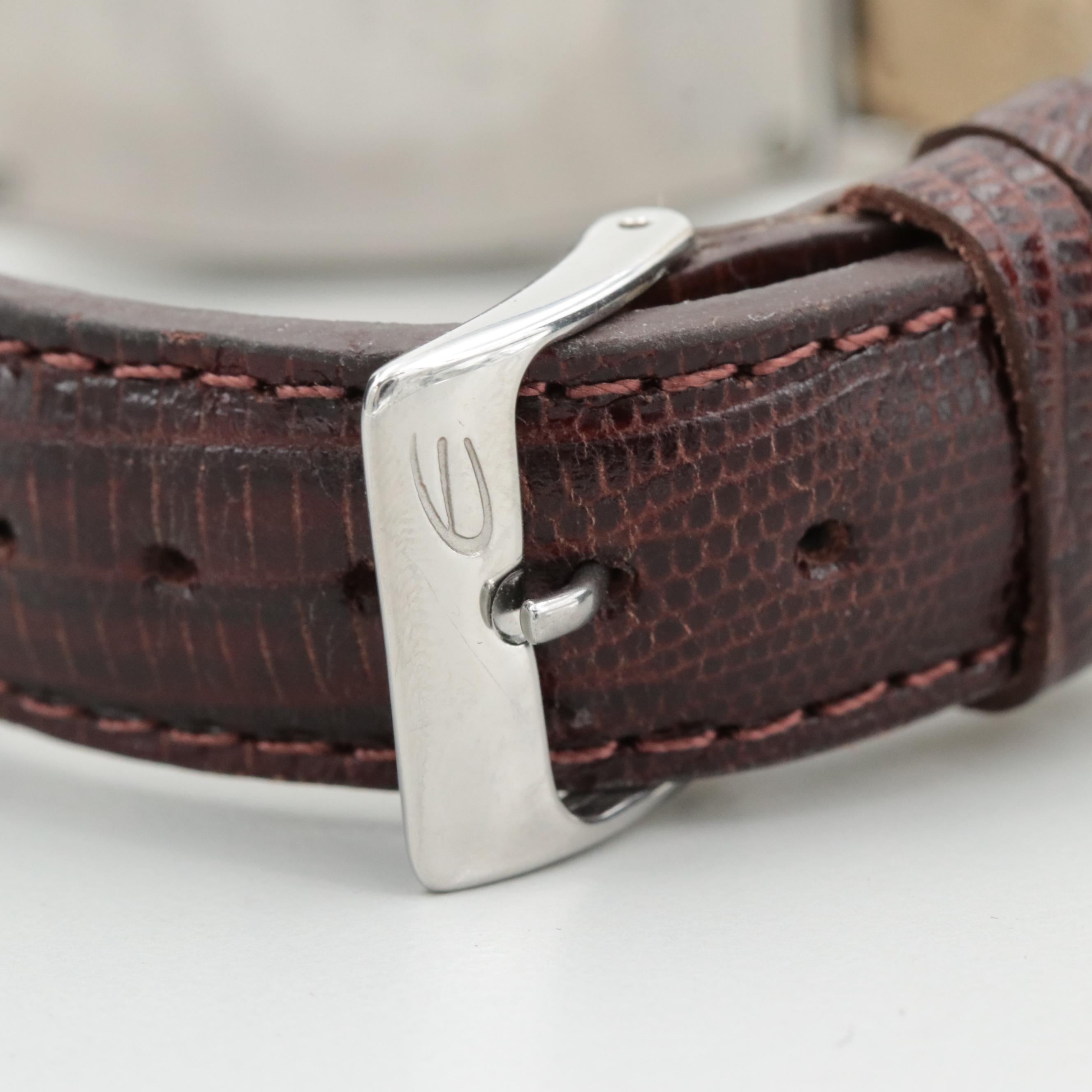 Elini Stainless Steel 3.28 CTW Diamond Chronograph Watch