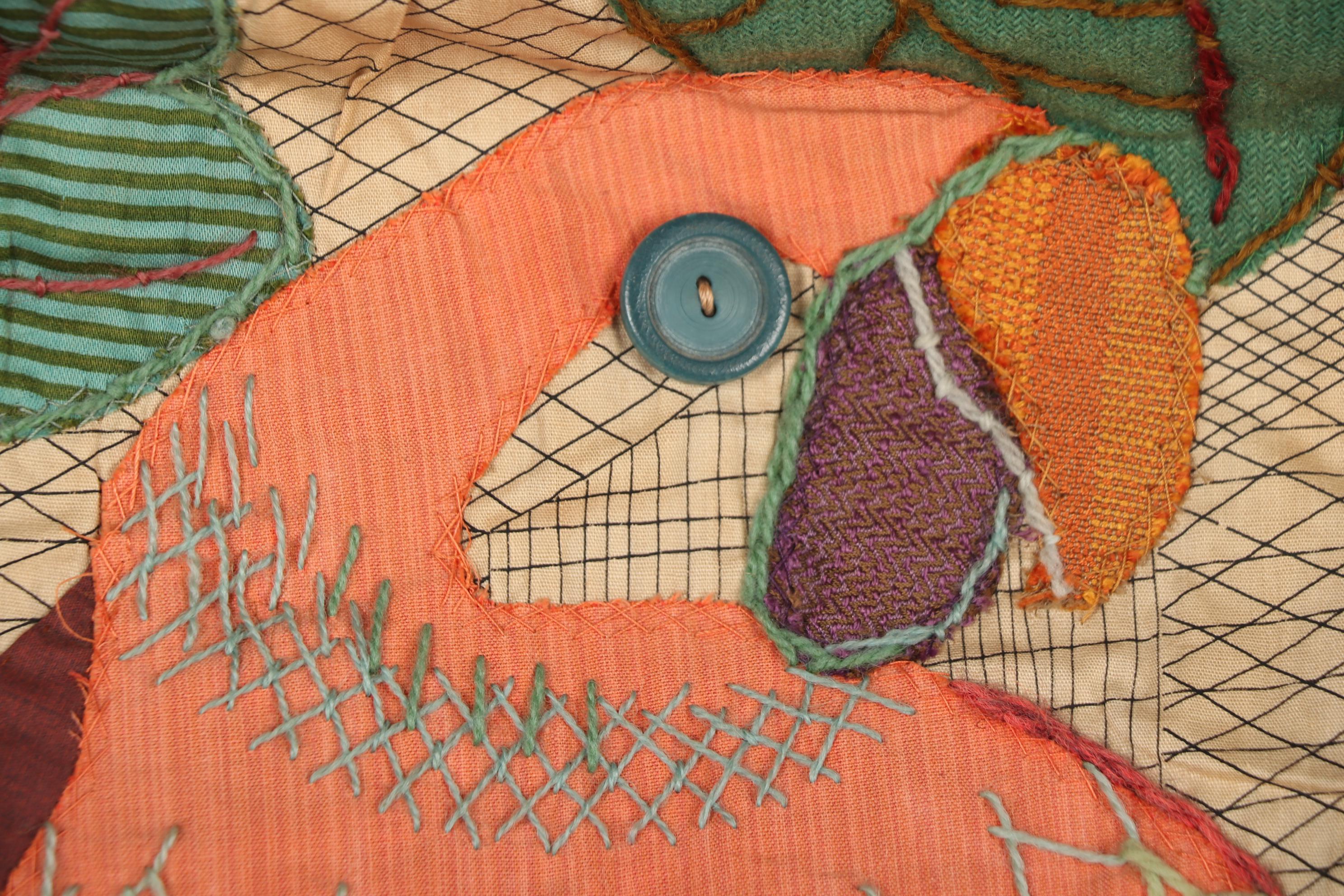 Martha Mood Appliqué Stitchery "Parrots" with Illustrated Art Books